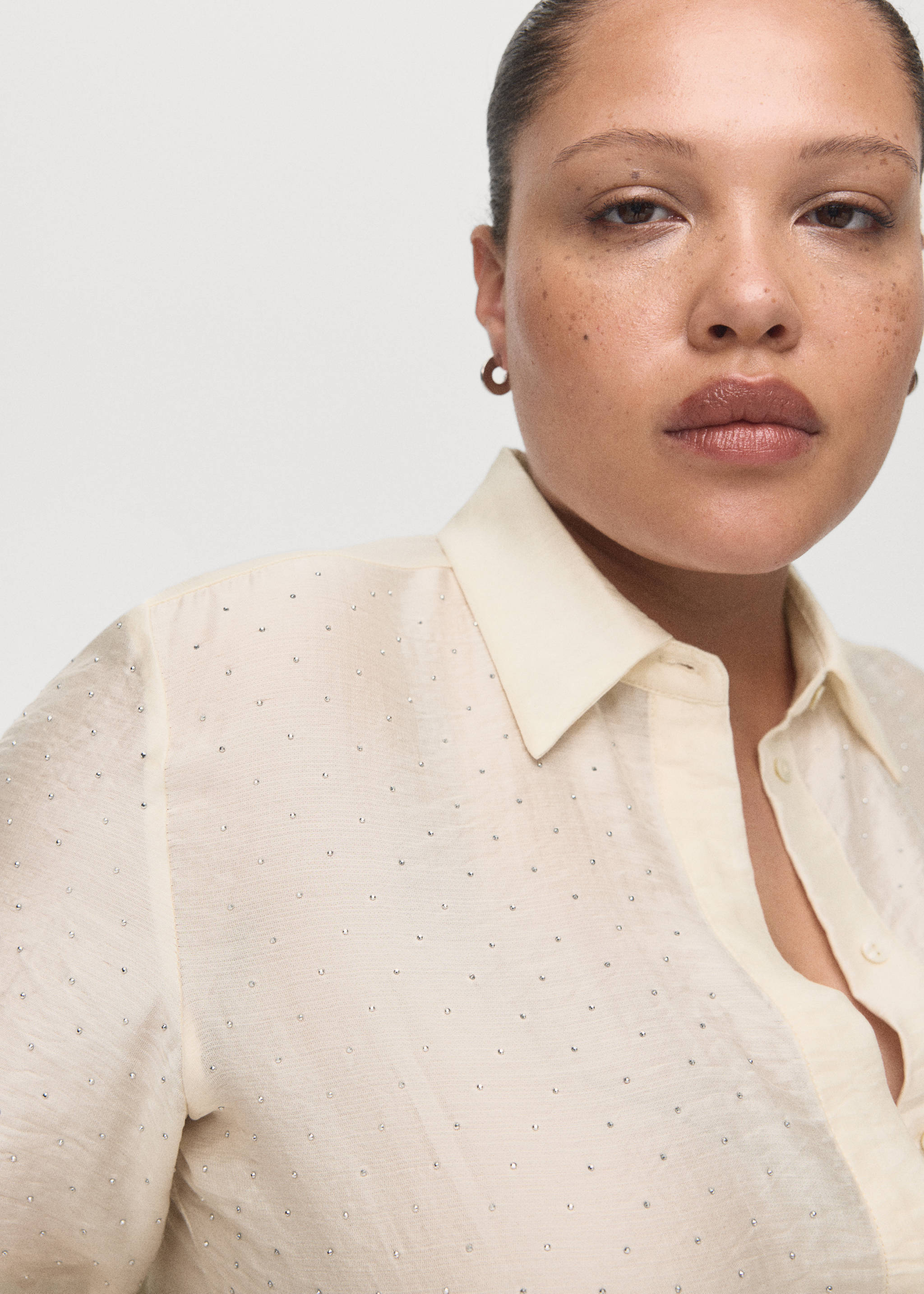 Chemise satinée strass - Détail de l'article 4