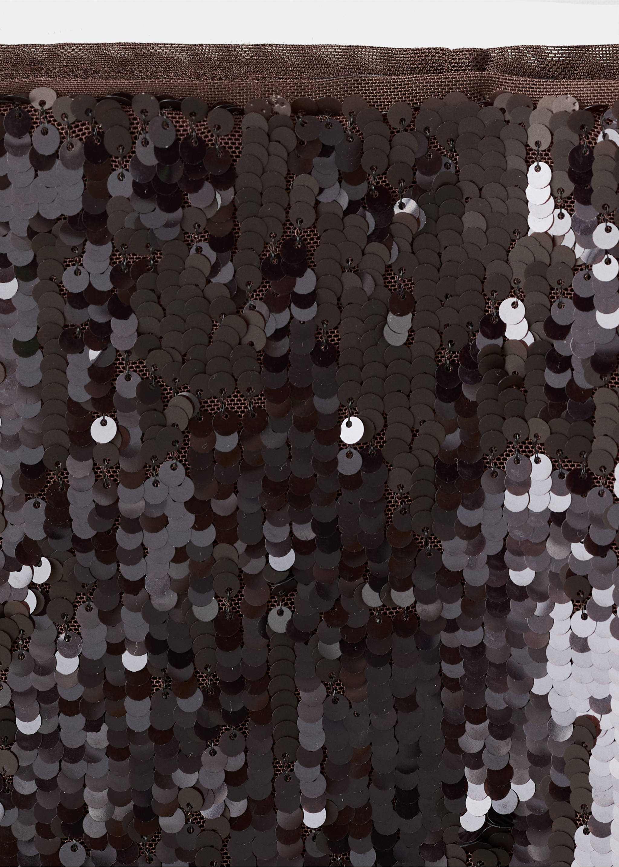 Jupe midi sequins - Détail de l'article 8, Marron. Ref: 17019111-00.