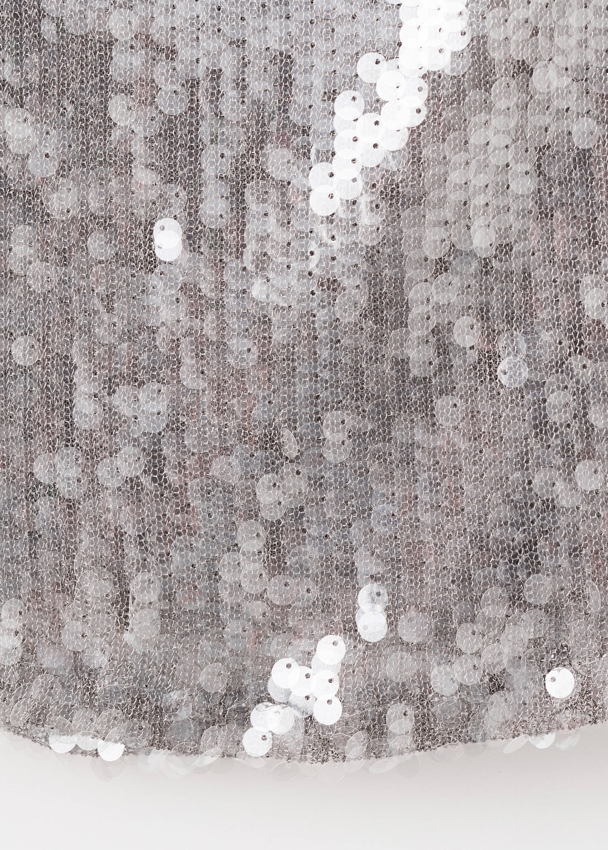 Sequin top with cowl neckline - Details of the article 0