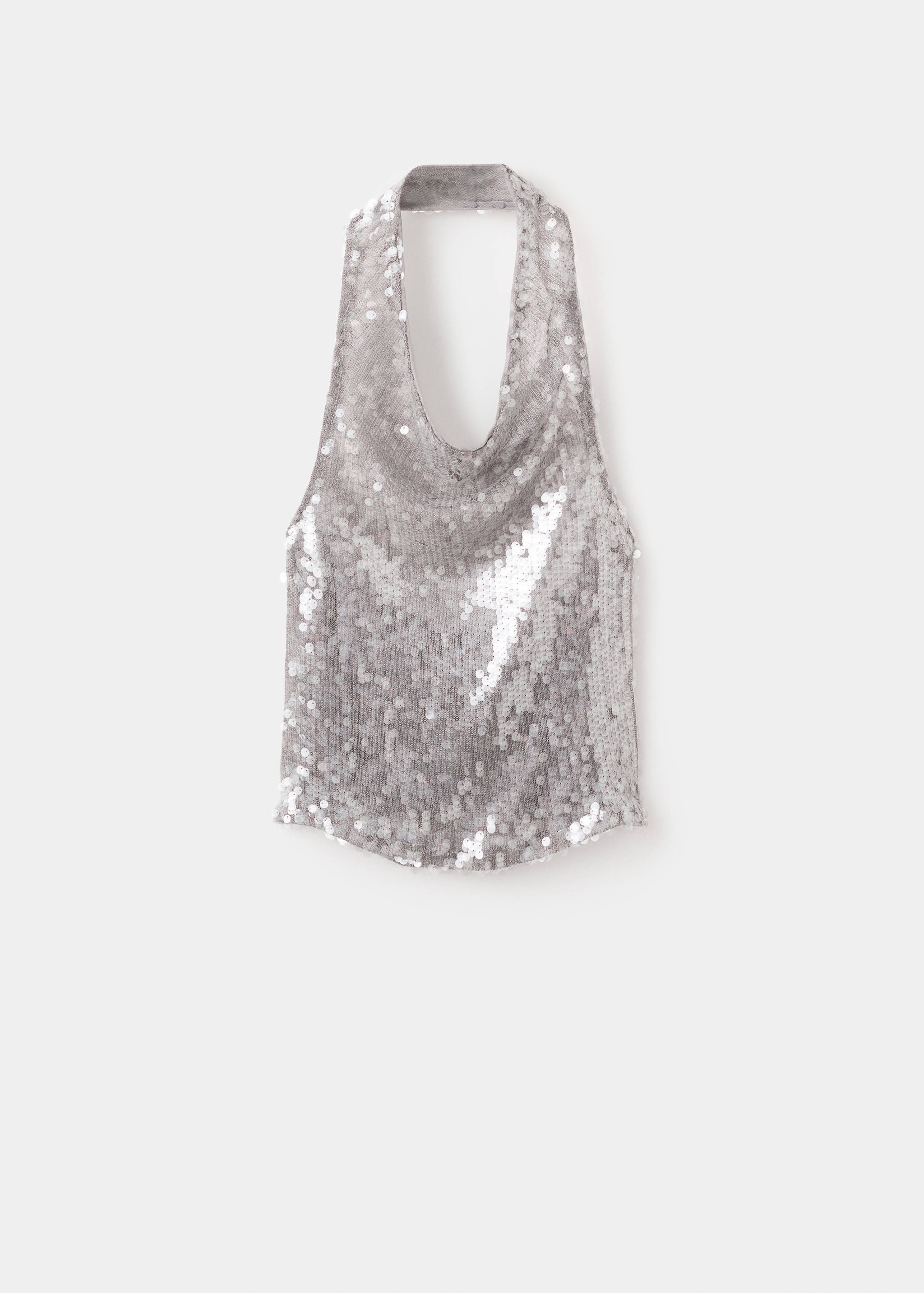 Sequin top with cowl neckline - Article without model