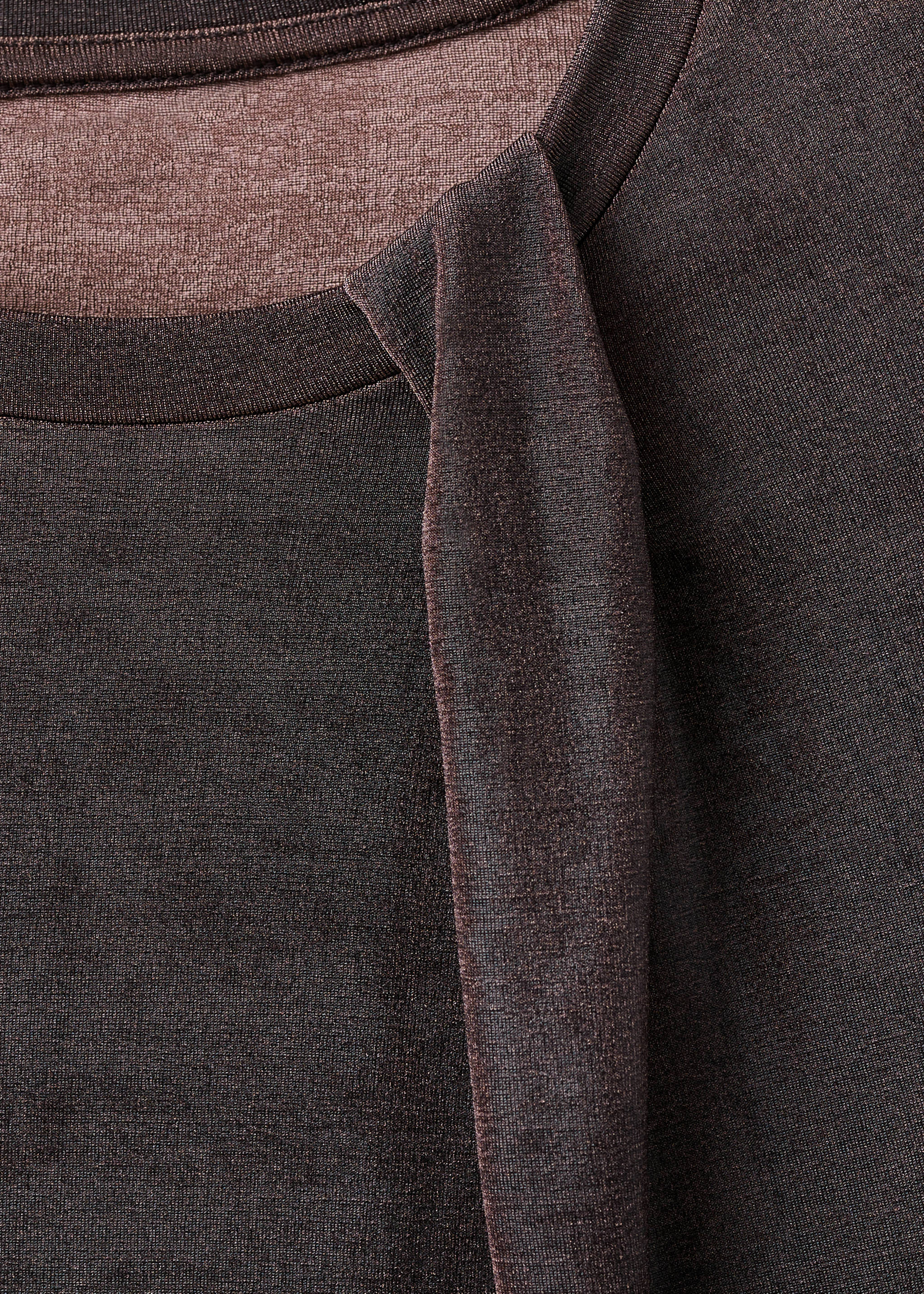 Lurex t-shirt with gathered detail - Details of the article 8