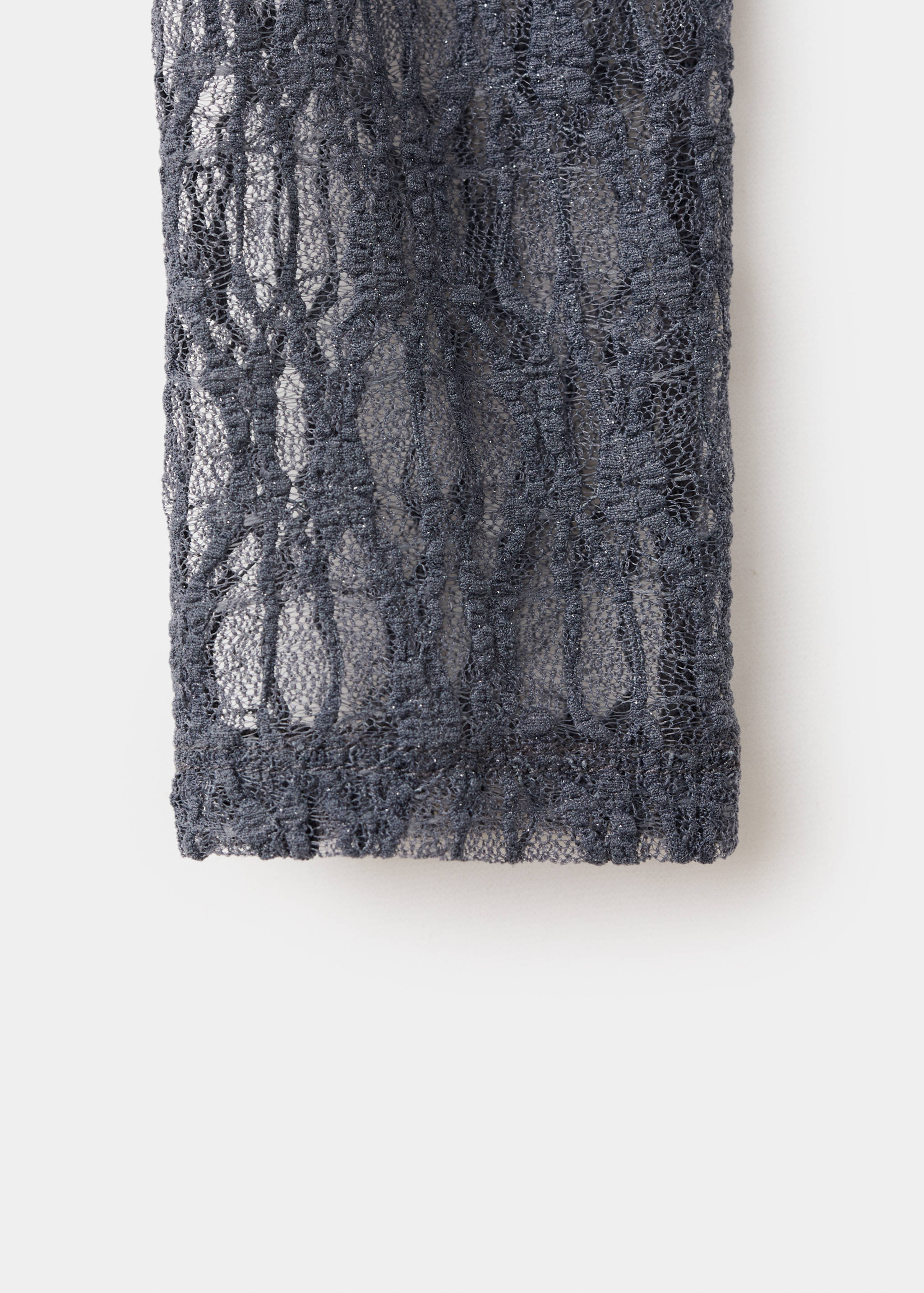 Top dentelle col asymétrique - Détail de l'article 0