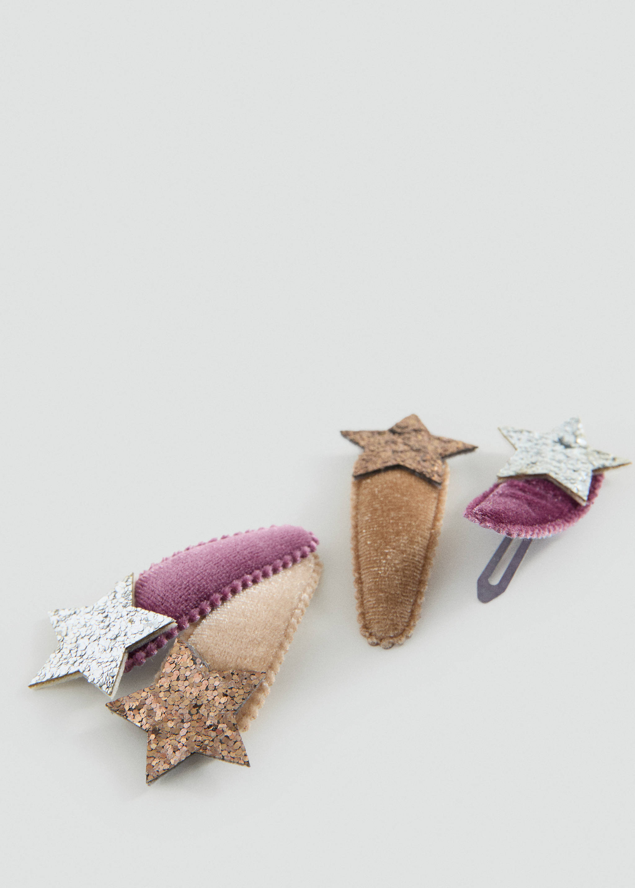 Pack of star clips - Medium plane