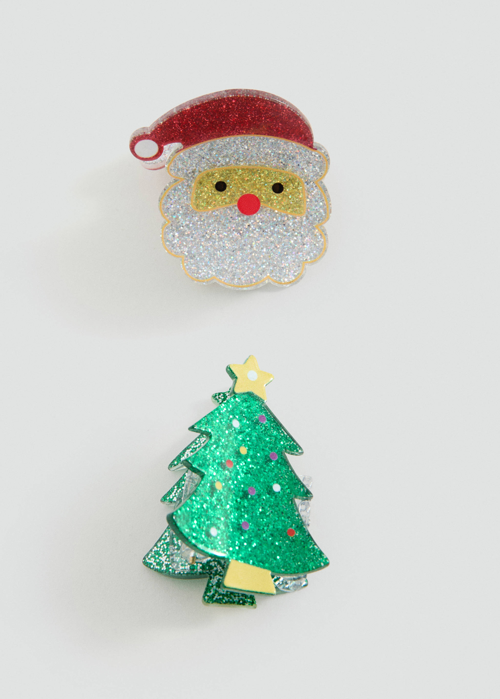 Lot 2 barrettes de Noël - Article sans modèle