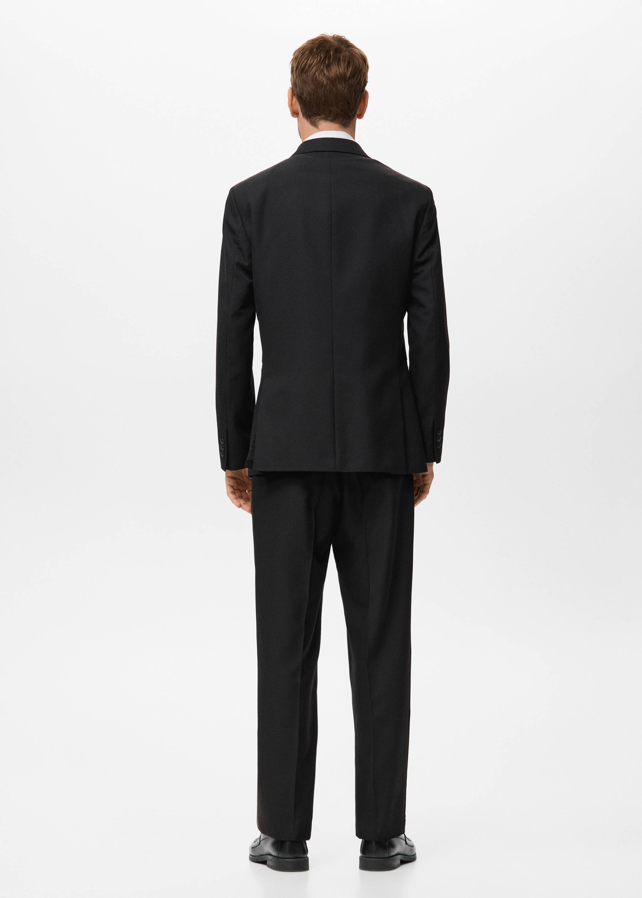 Regular-fit double-breasted jacket - Reverse of the article