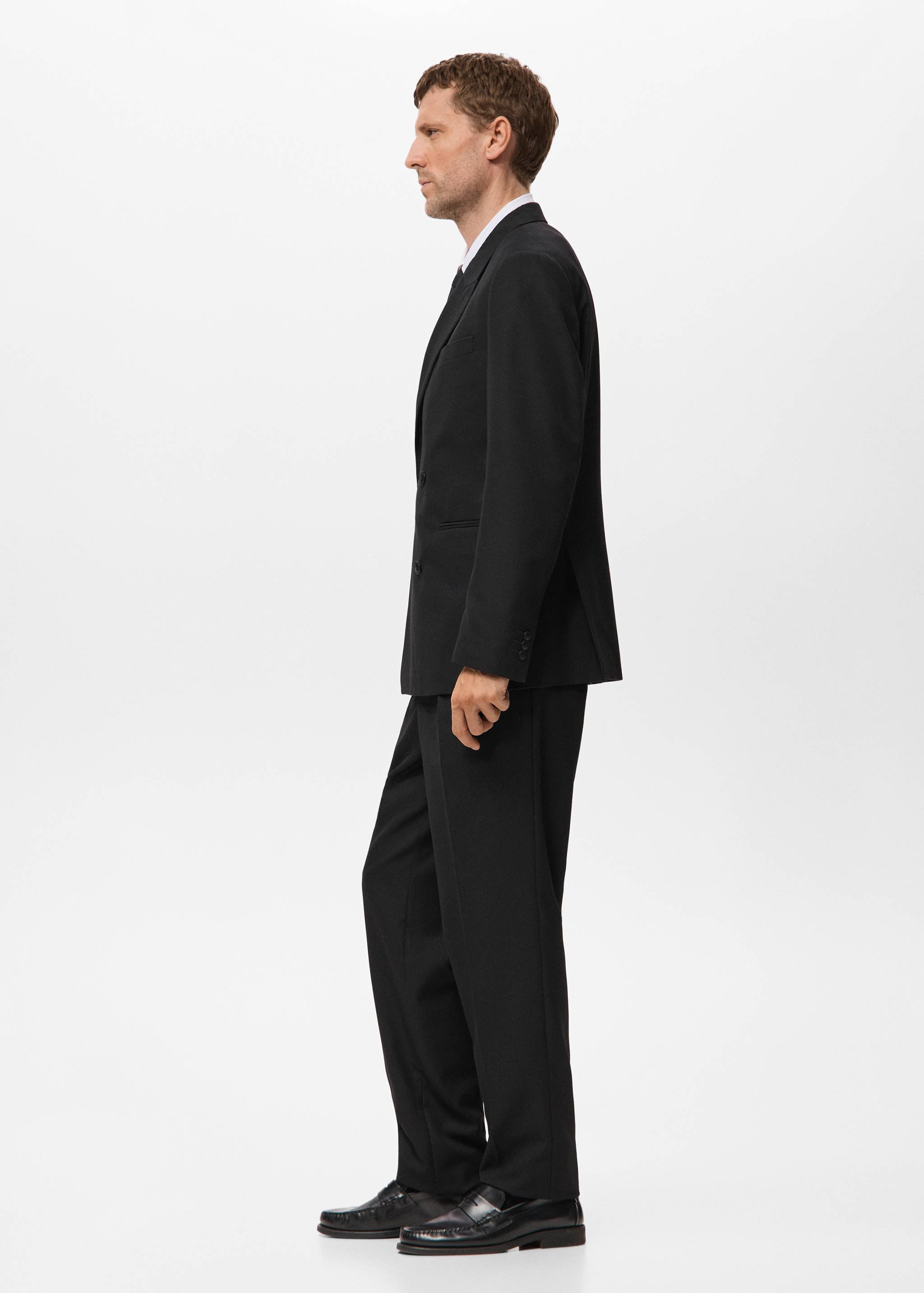 Regular-fit double-breasted jacket - Details of the article 2