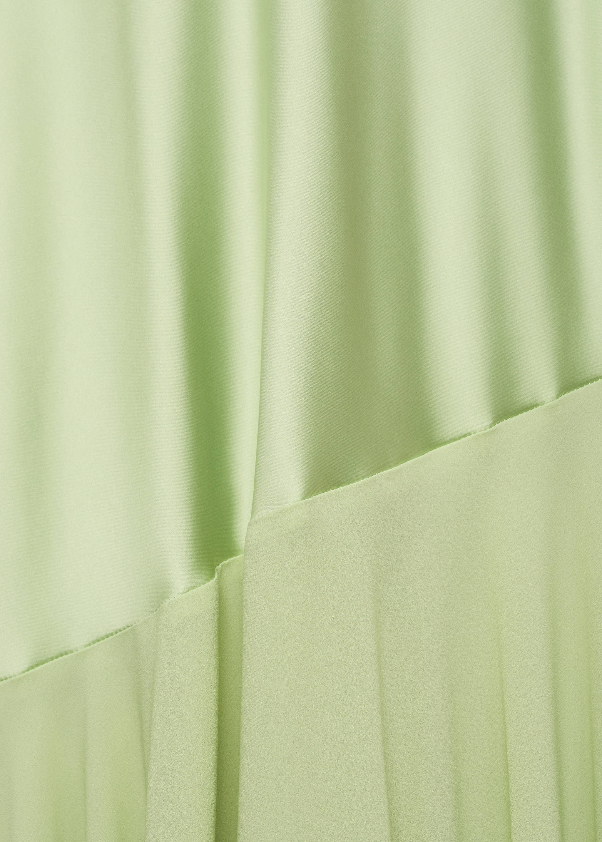 Combined dress with asymmetrical cut - Details of the article 0