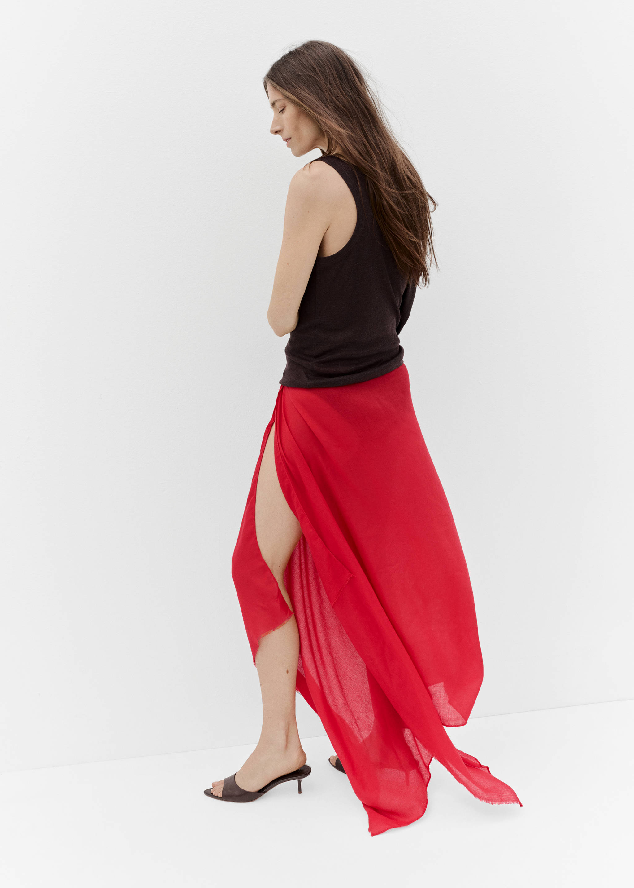 Kožne sandale s malom potpeticom - Opći prikaz