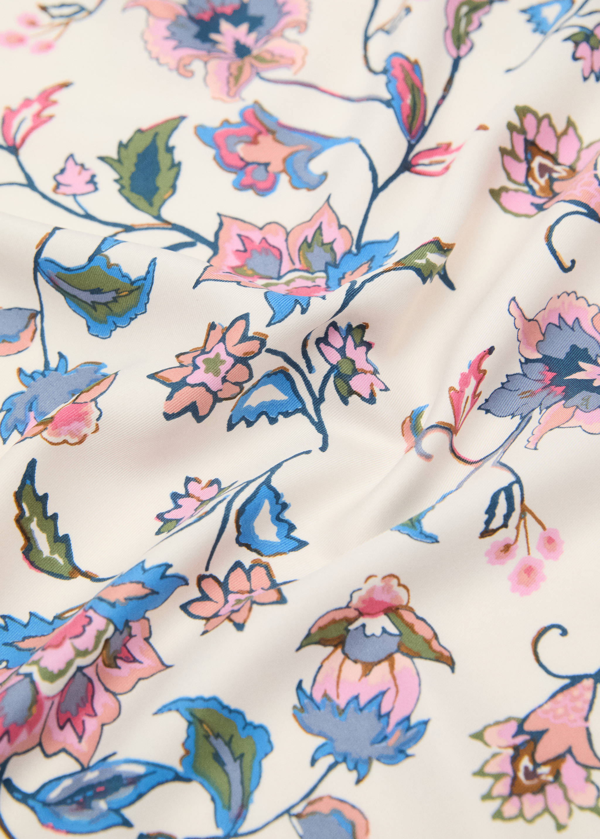 Floral scarf - Medium plane