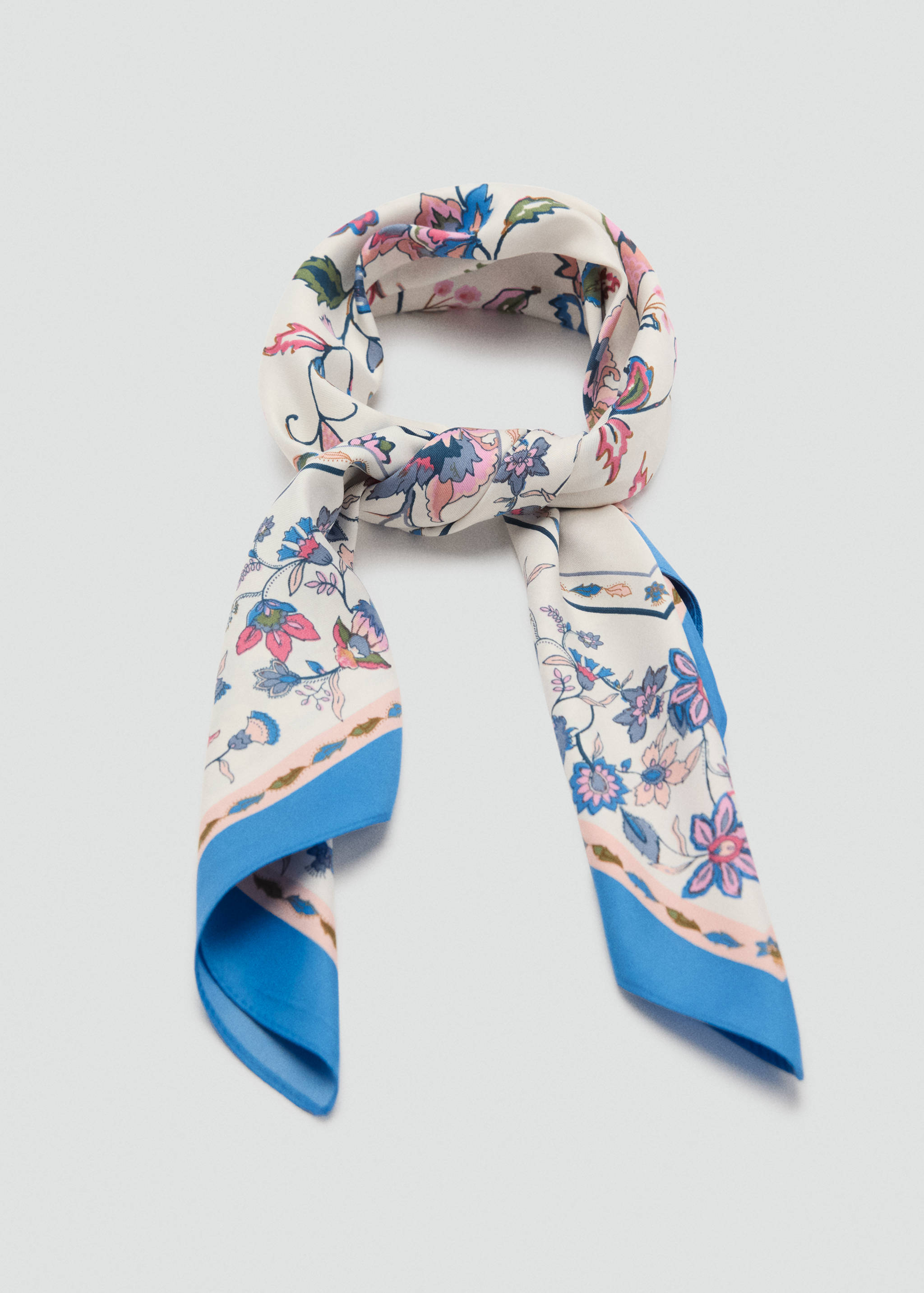 Floral scarf - Details of the article 1
