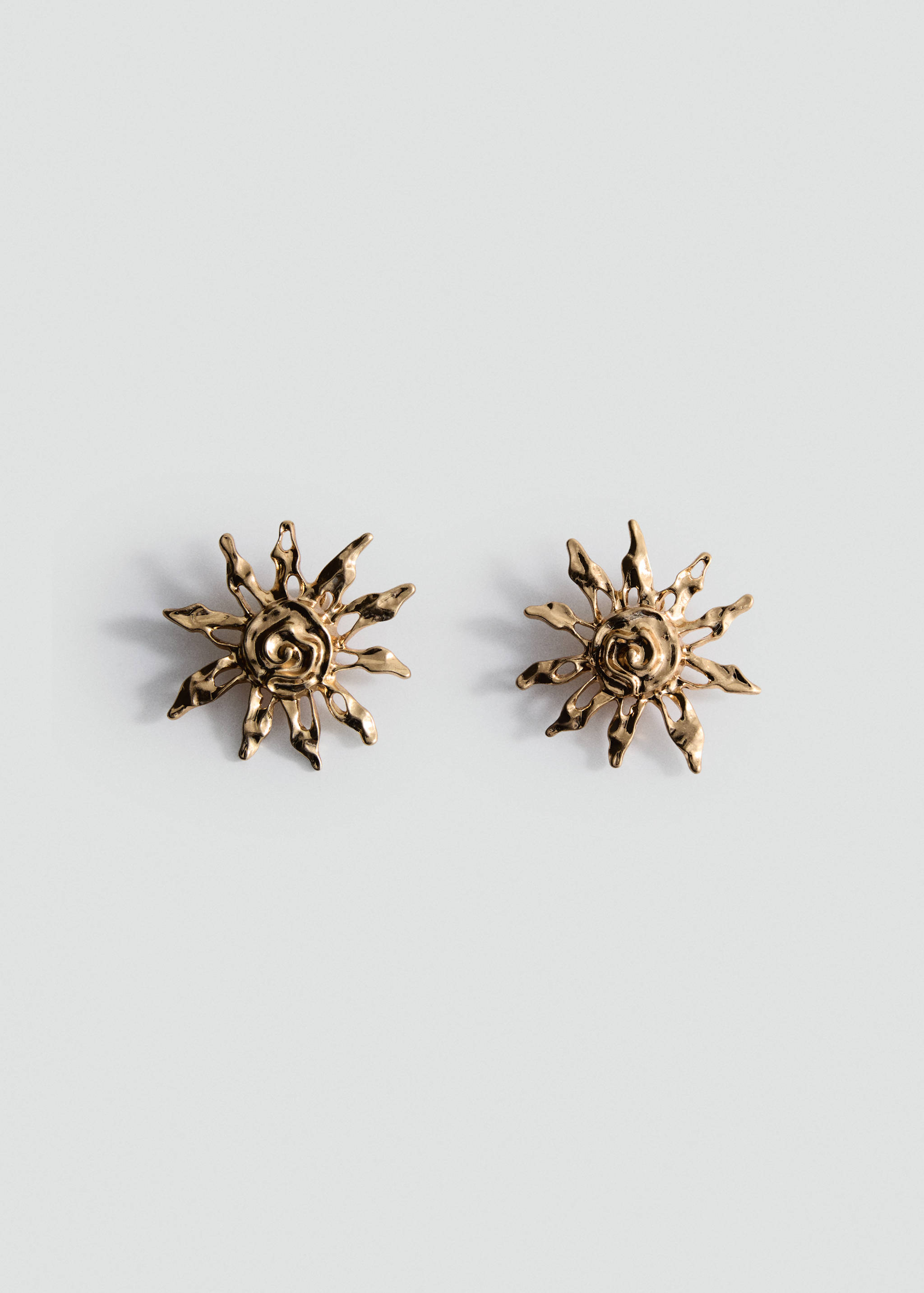 Sun design earrings - Article without model