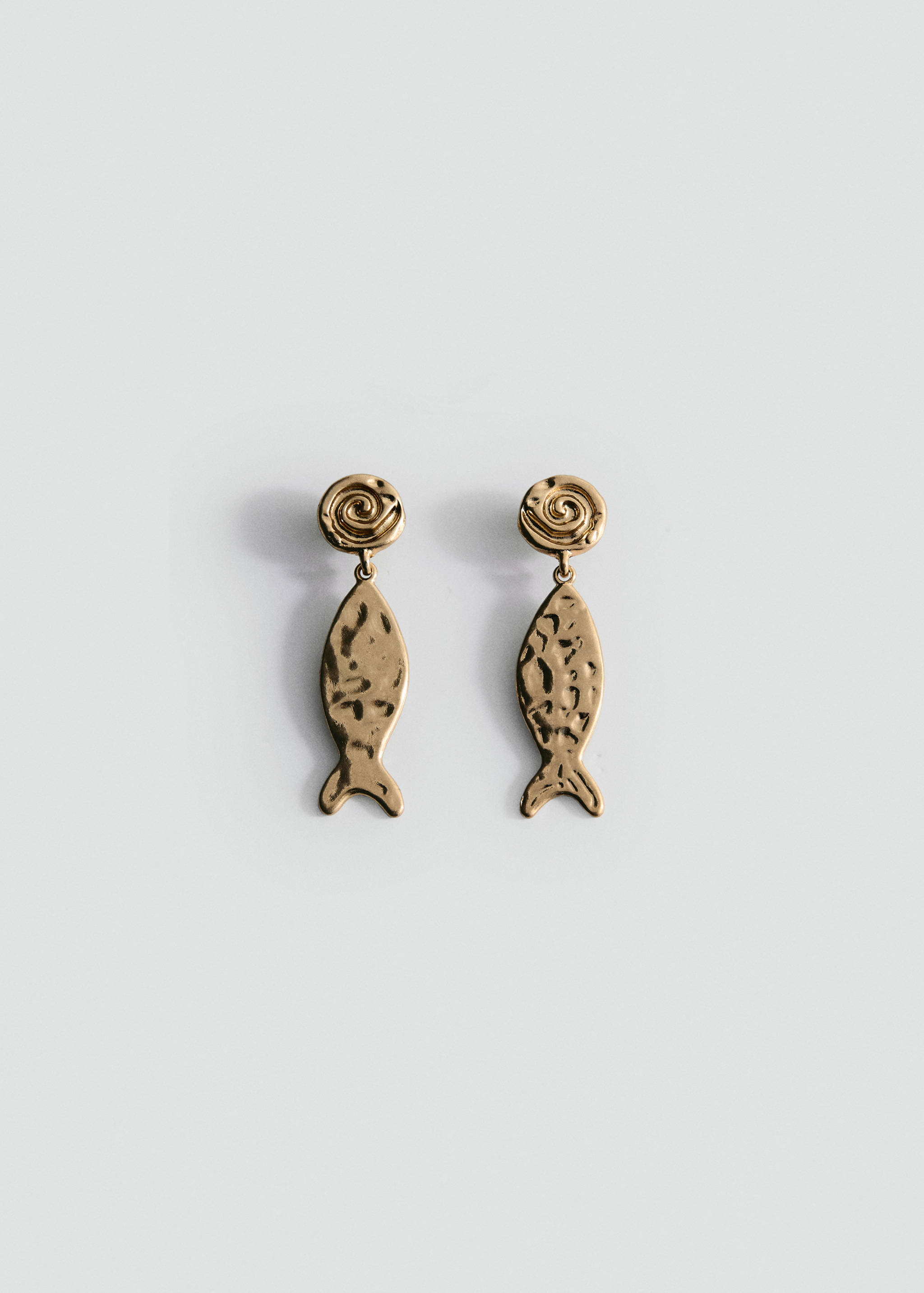 Orecchini pesce texture - Articolo senza modello