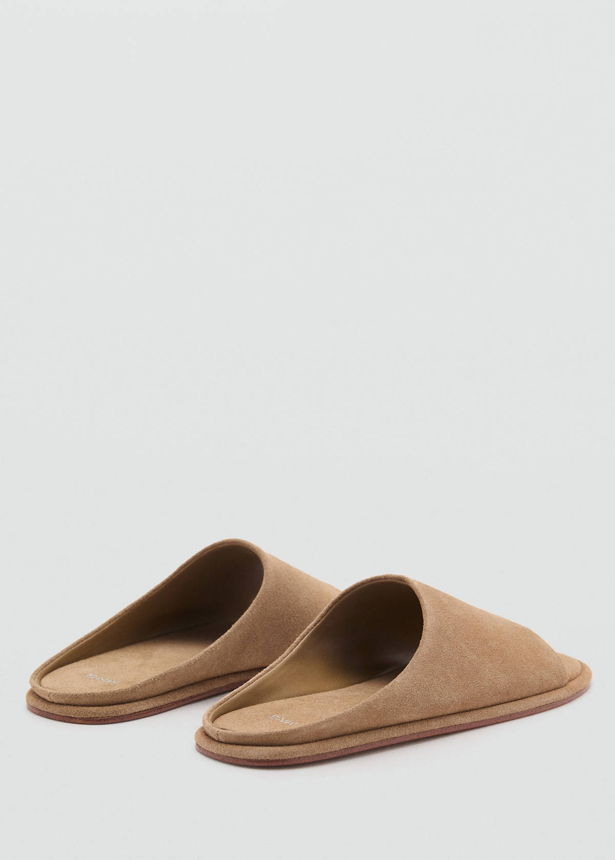 Suede leather sandals — Sand