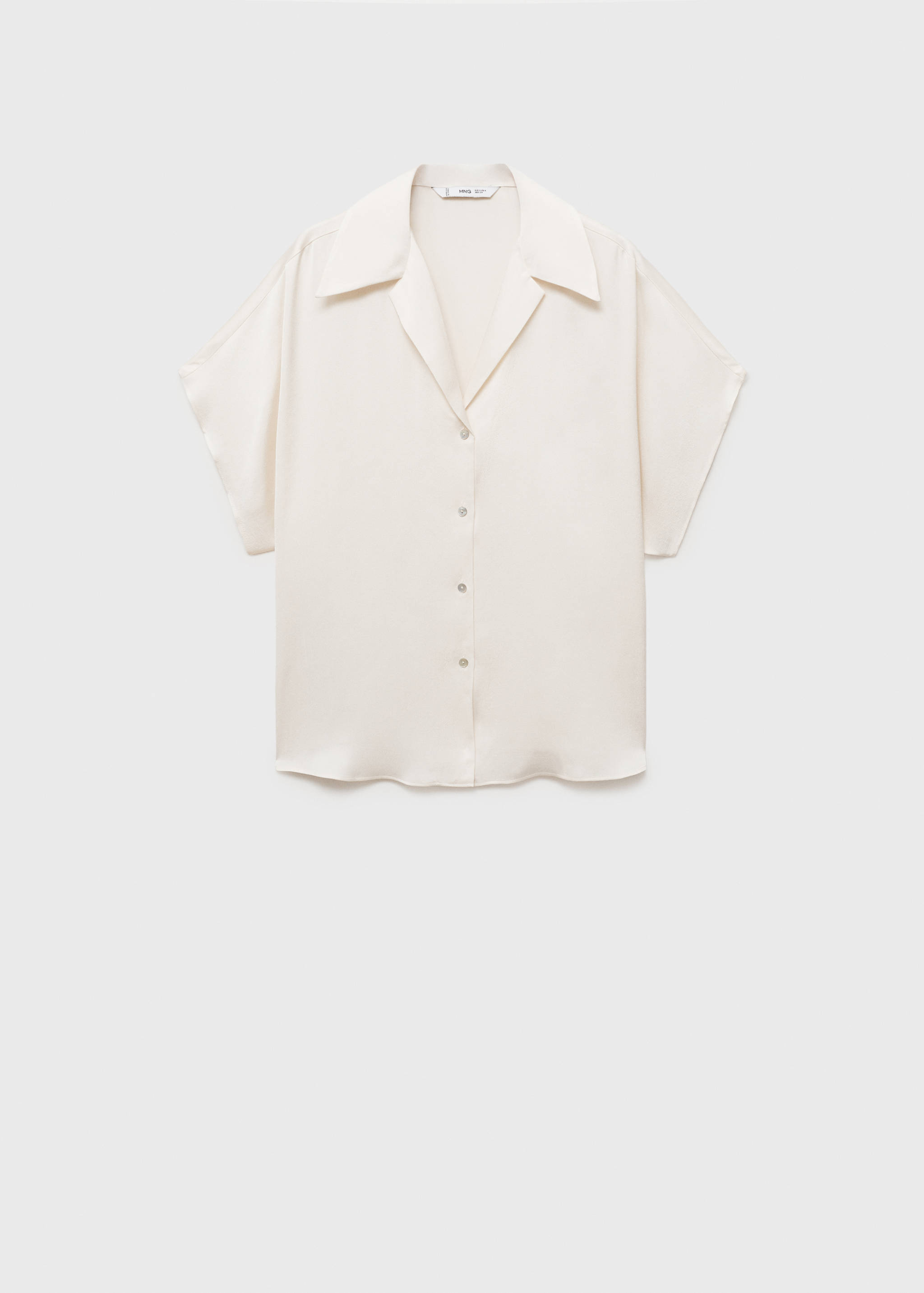 Chemise satinée manches courtes - Article sans modèle