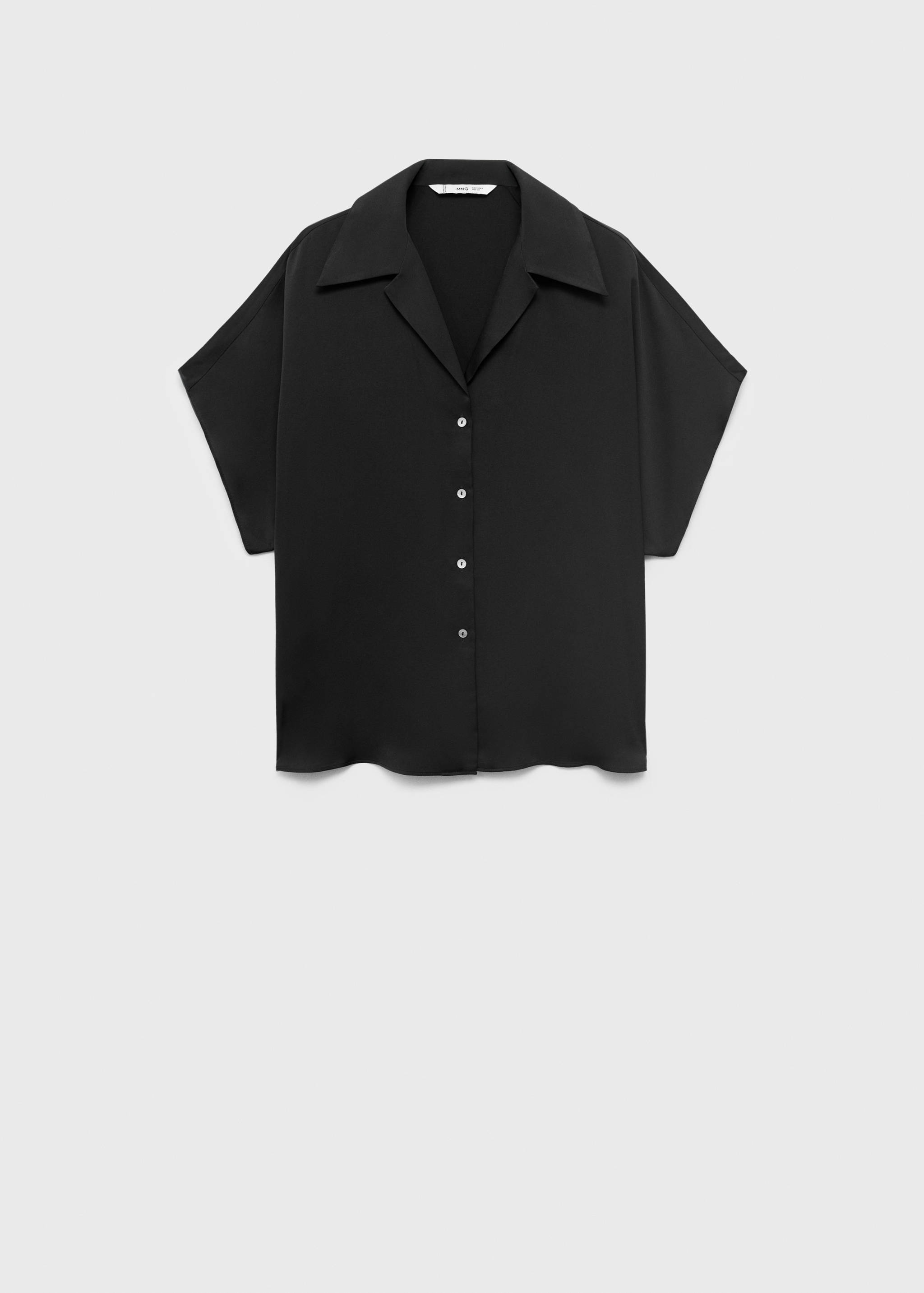 Chemise satinée manches courtes - Article sans modèle