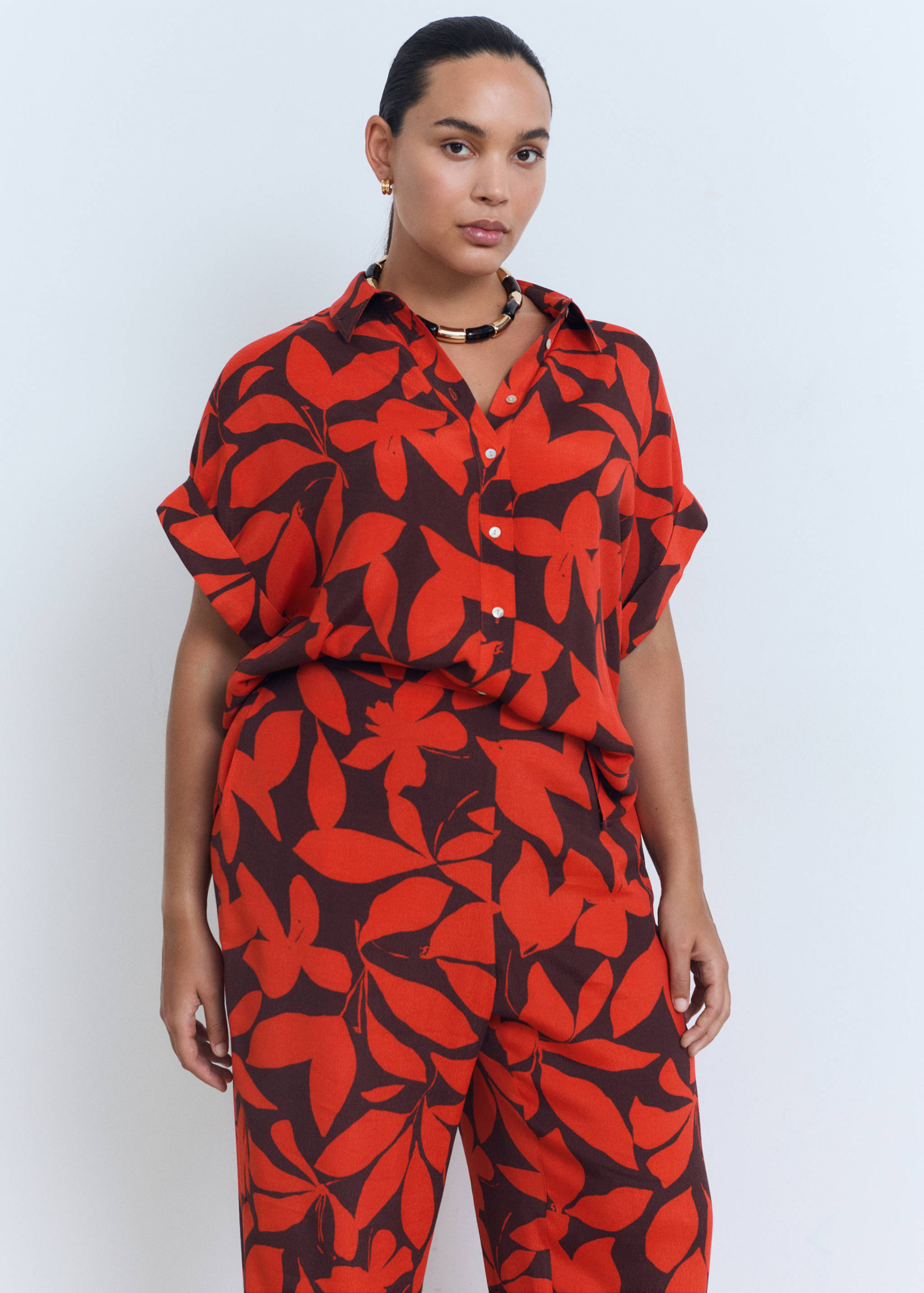 Flowy printed trousers - Details of the article 5