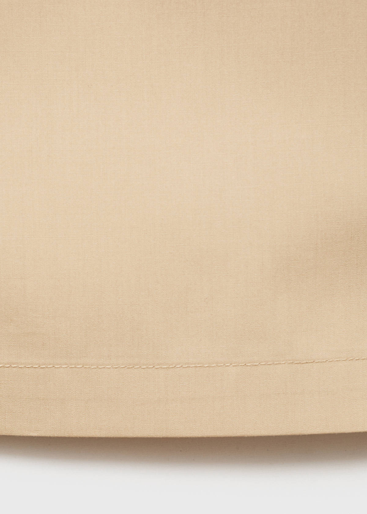 Straight-cut crop trousers — Medium Brown