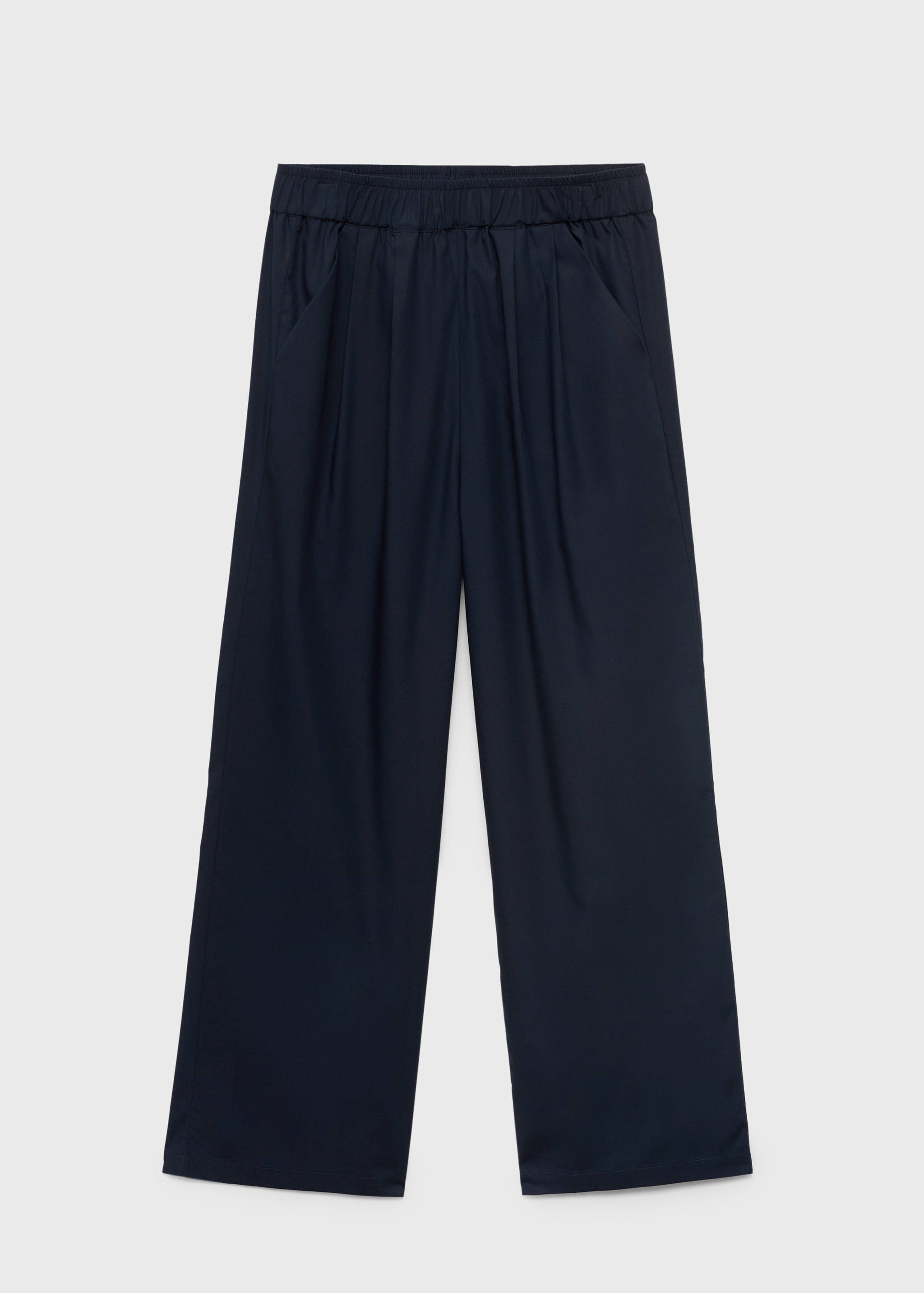 Straight-cut crop trousers - Article without model