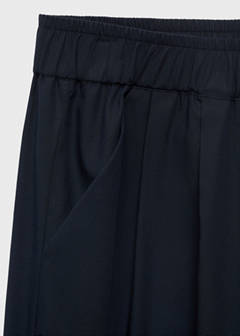 Straight-cut crop trousers — Navy 7
