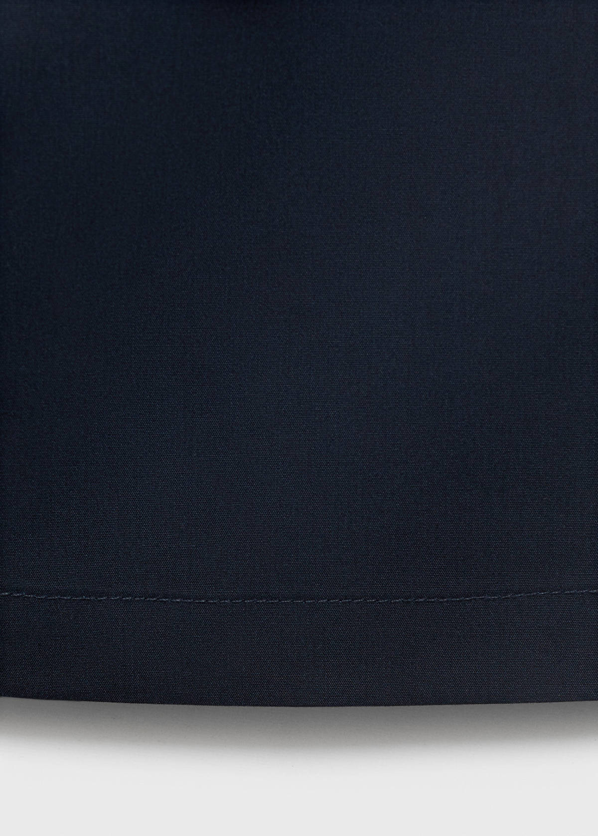 Straight-cut crop trousers — Navy