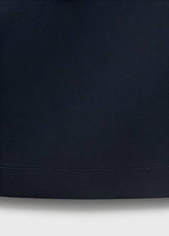 Straight-cut crop trousers — Navy 8
