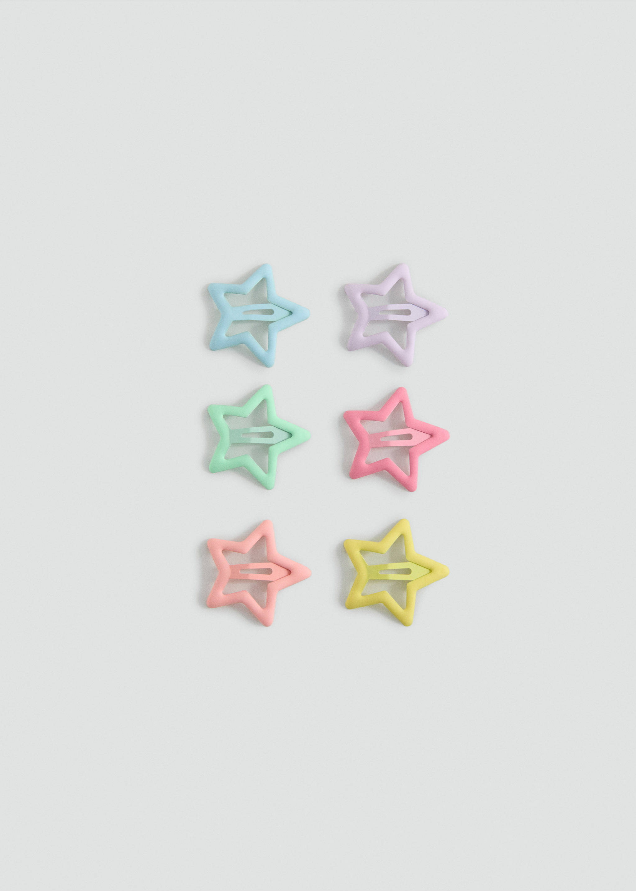 Pack clips estrella - Artículo sin modelo, Morado claro/pastel. Ref: 17021161-00.