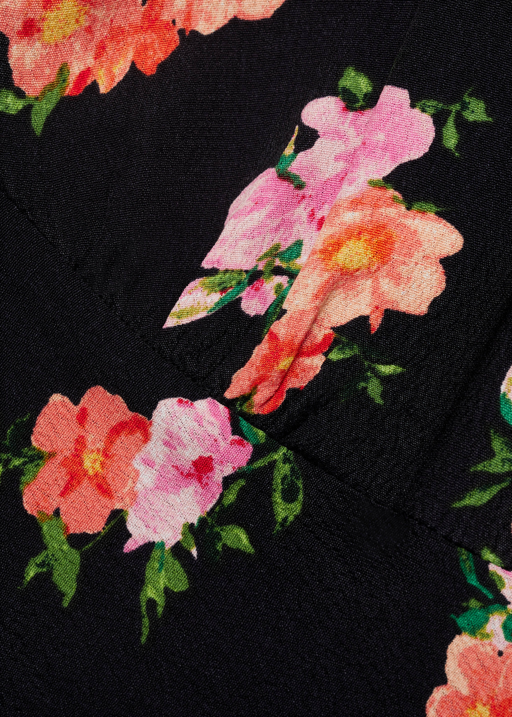 Long floral dress - Details of the article 8