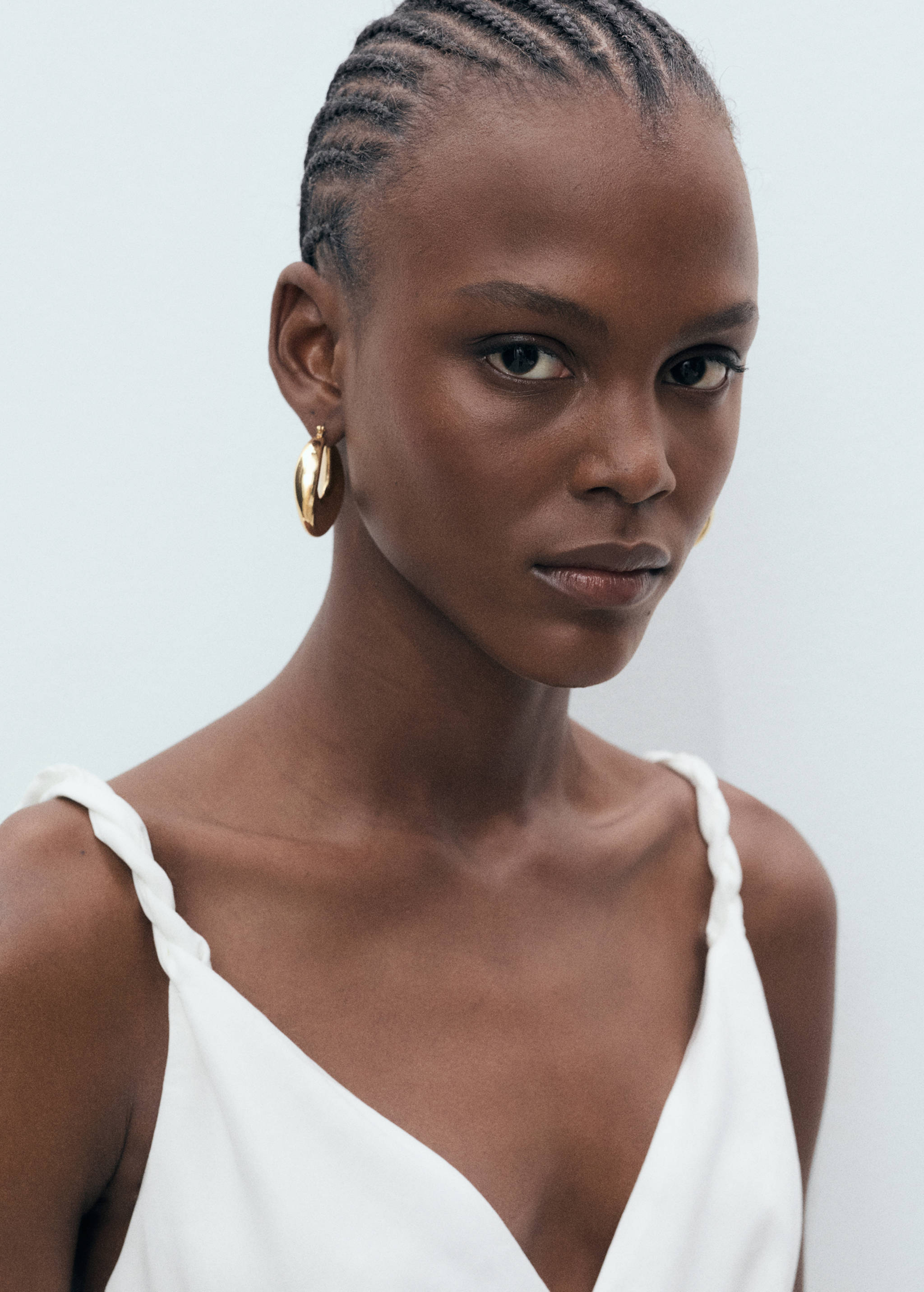 Φόρεμα μακρύ ντεκολτέ V - Λεπτομέρεια του προϊόντος 1