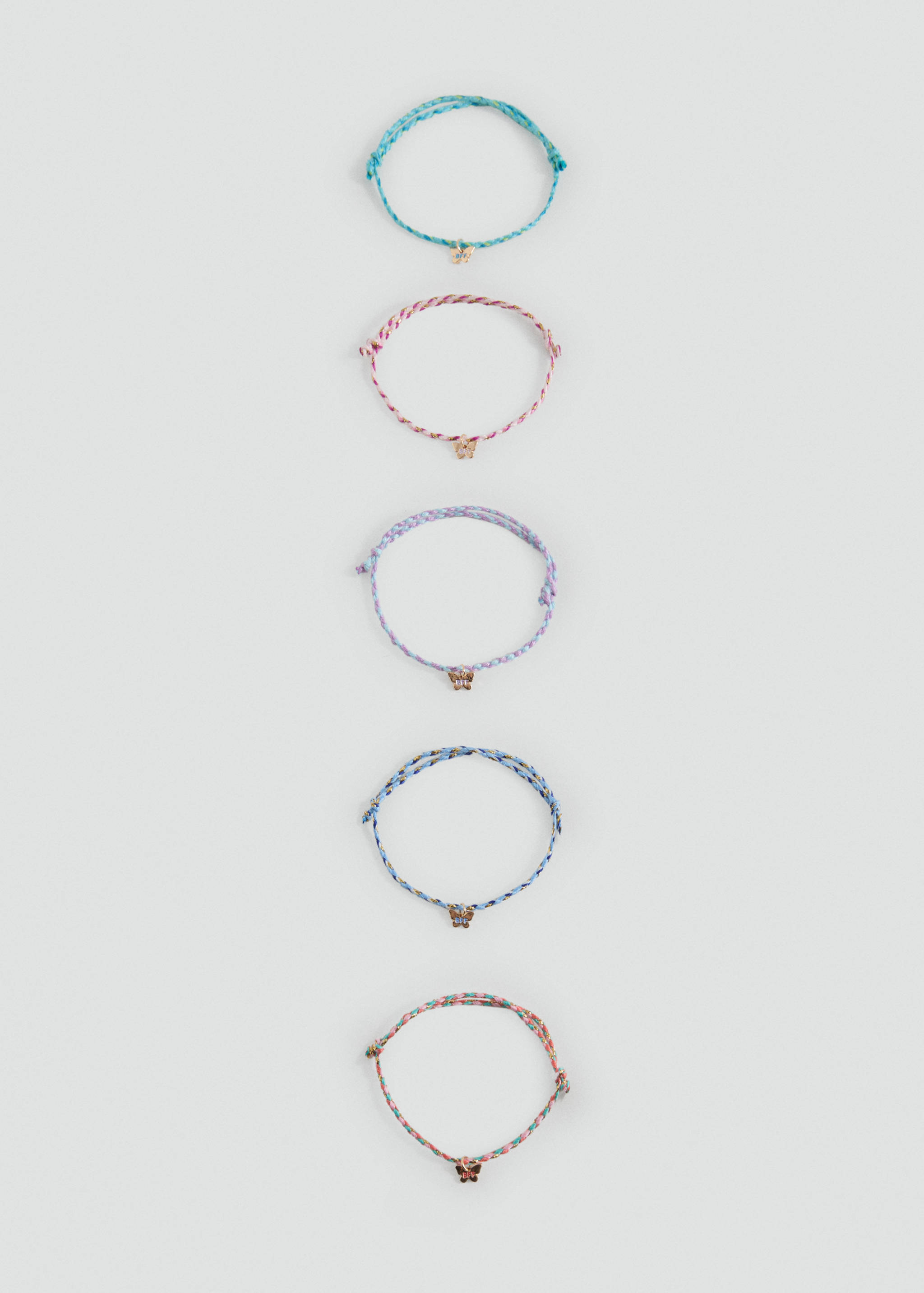 Pack of 5 bracelets - Medium plane