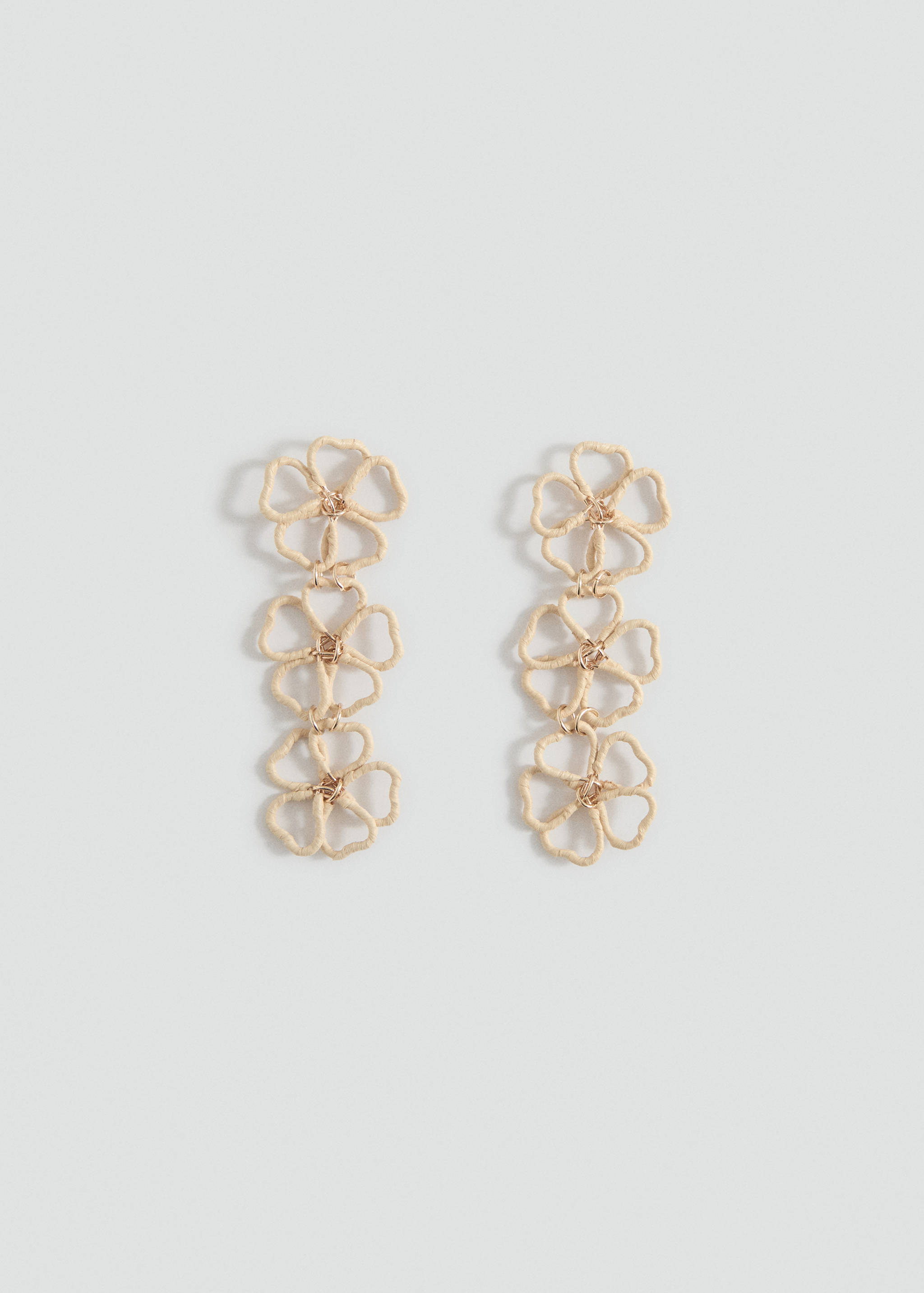 Flower pendant earrings - Article without model