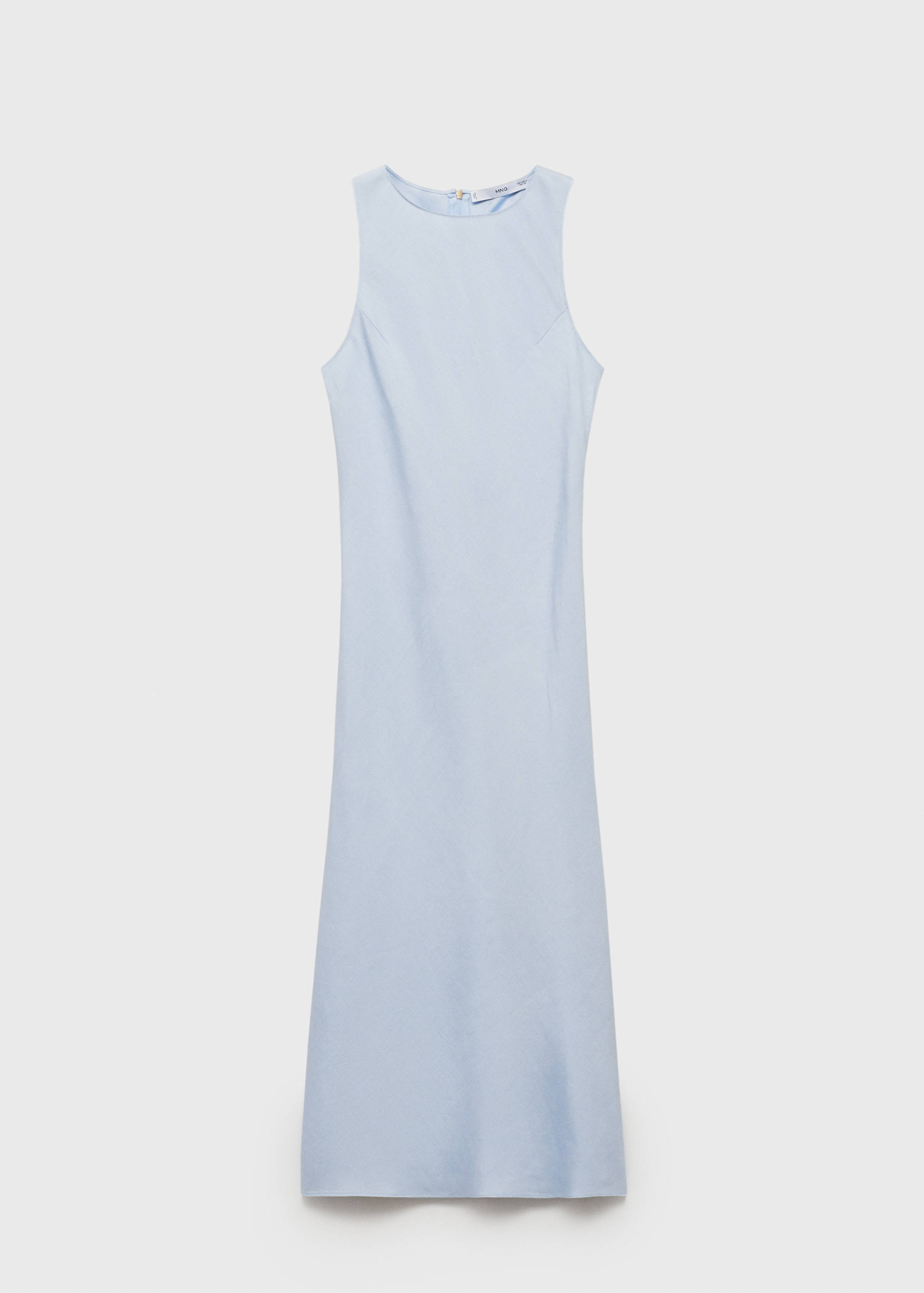 Linen-blend midi dress - Article without model