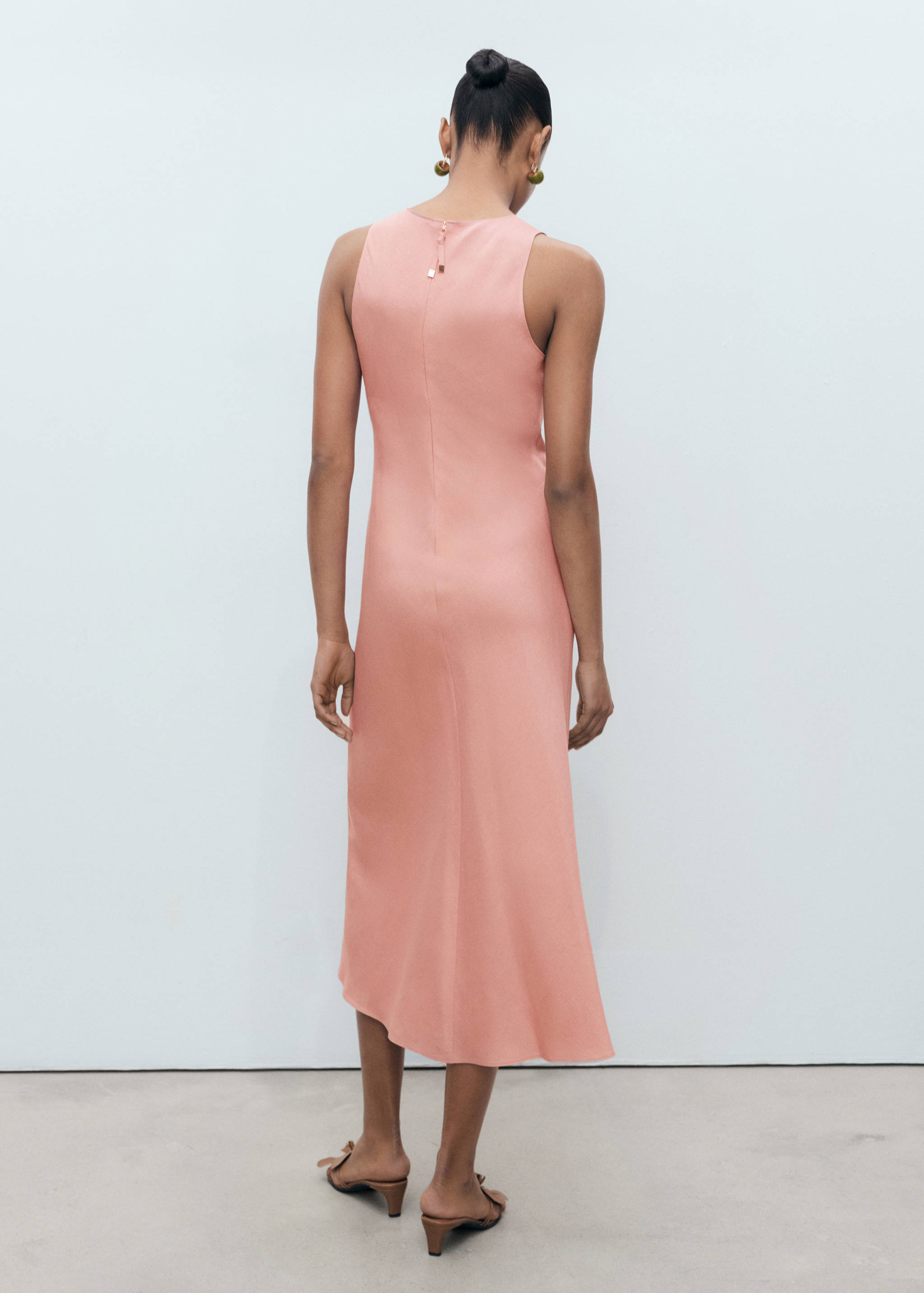 Linen-blend midi dress - Reverse of the article