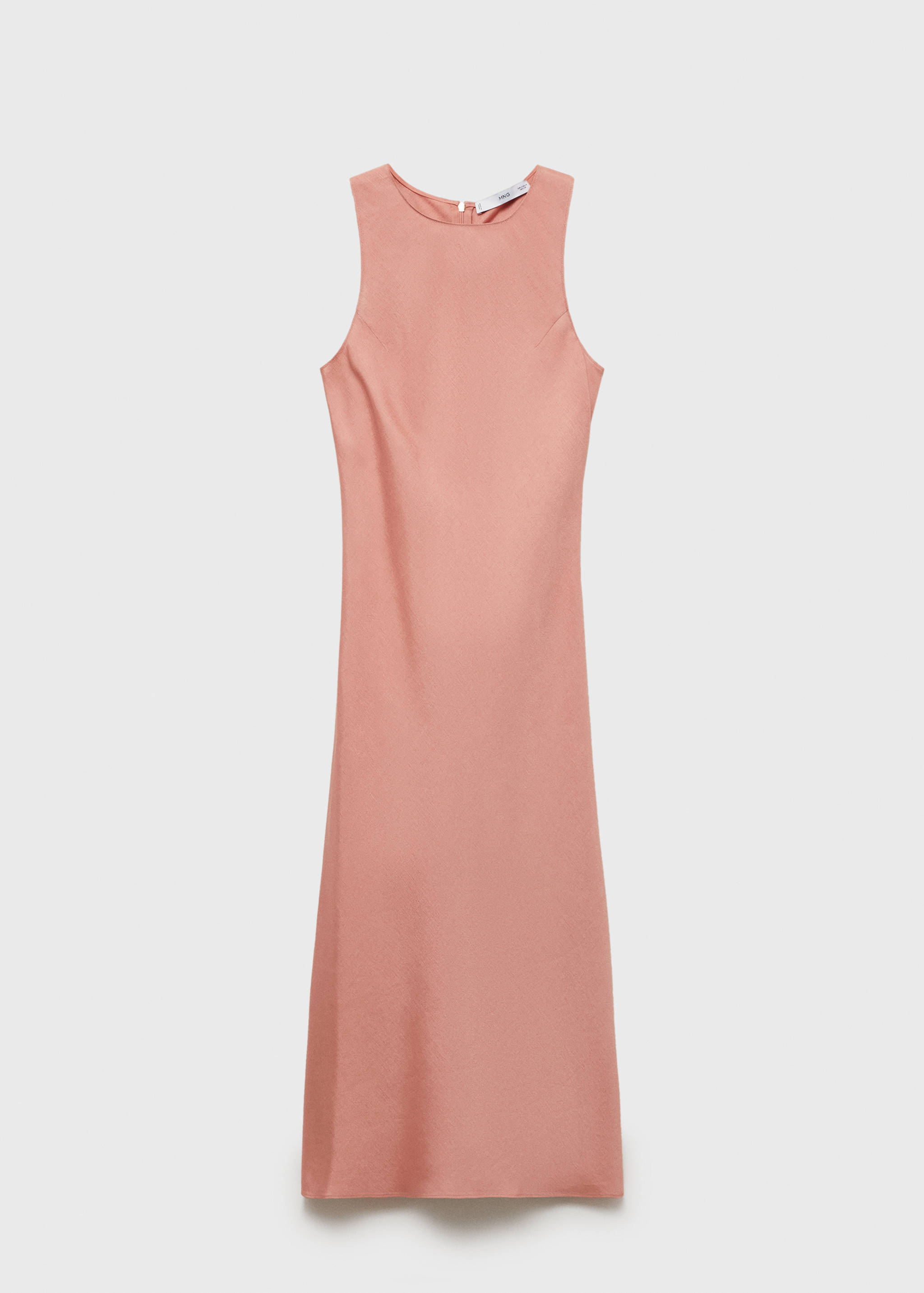 Linen-blend midi dress - Article without model