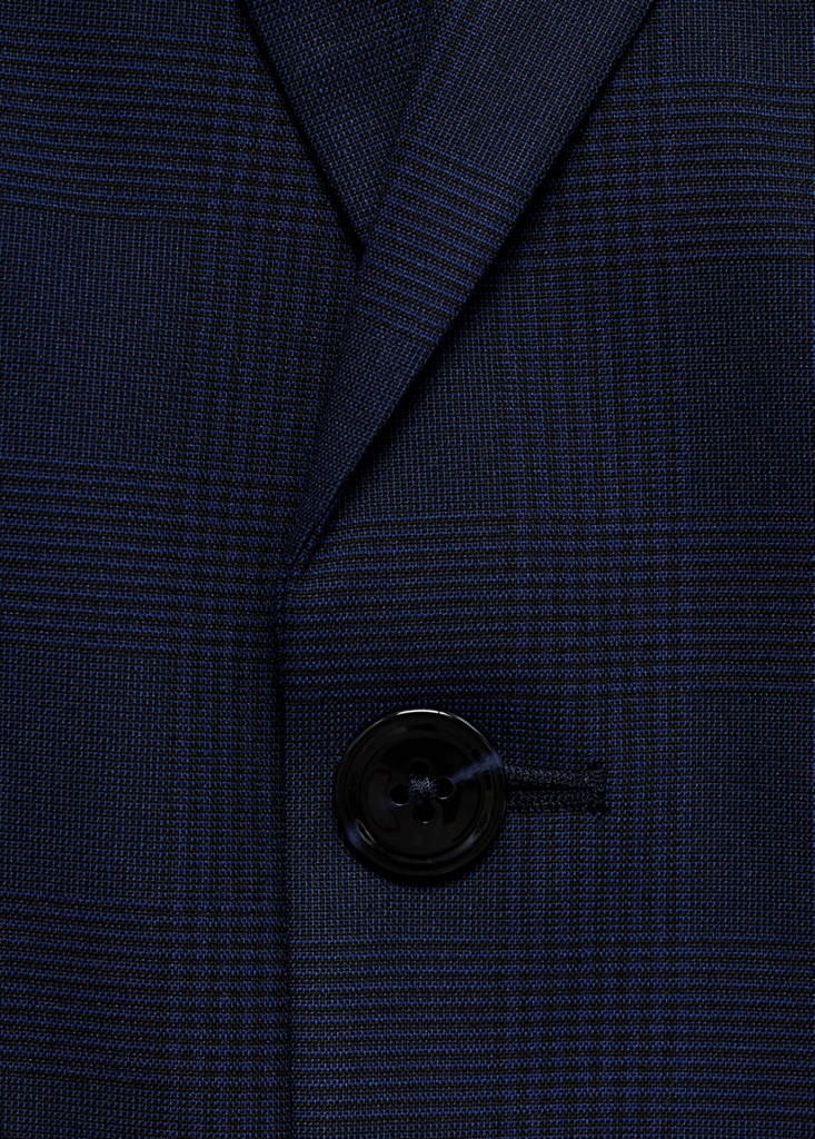 Milan slim-fit suit jacket — Dark Navy