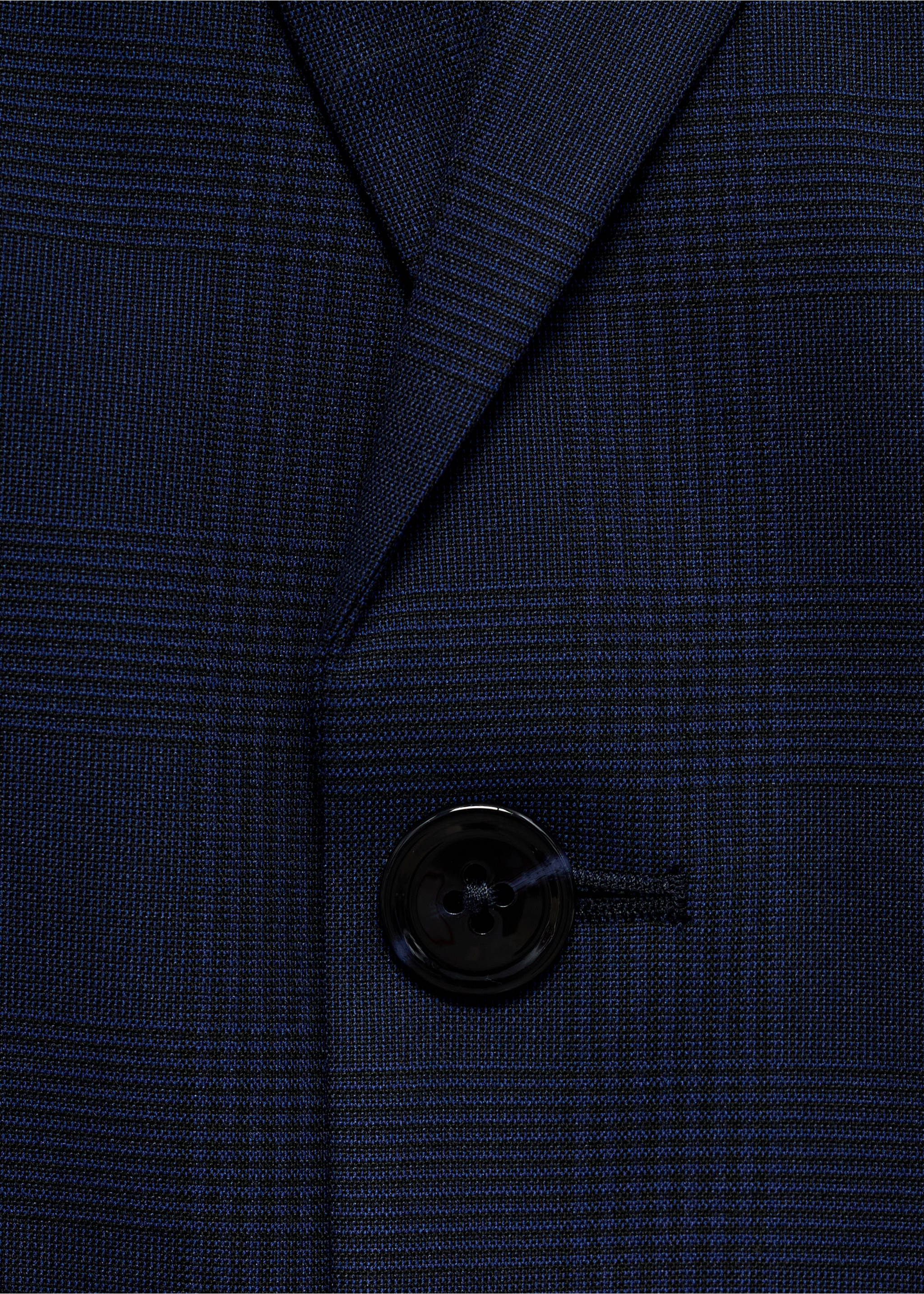 Костюмный пиджак Milan slim fit - Деталь изделия 8, Темно-синий. Ref: 17021179-00.