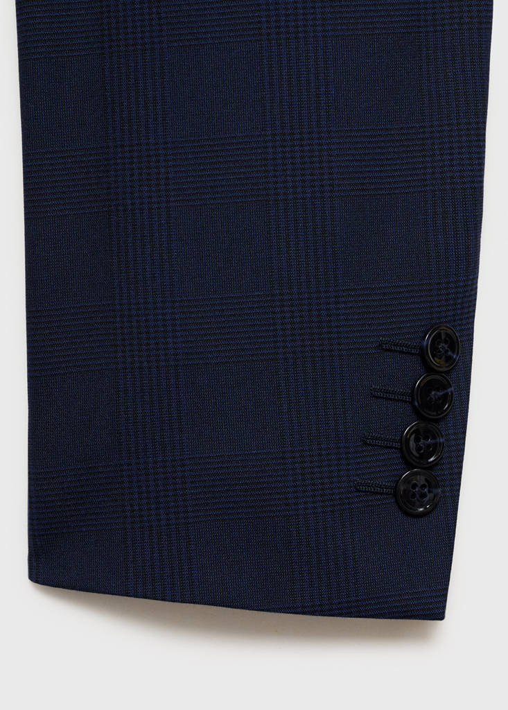 Milan slim-fit suit jacket — Dark Navy