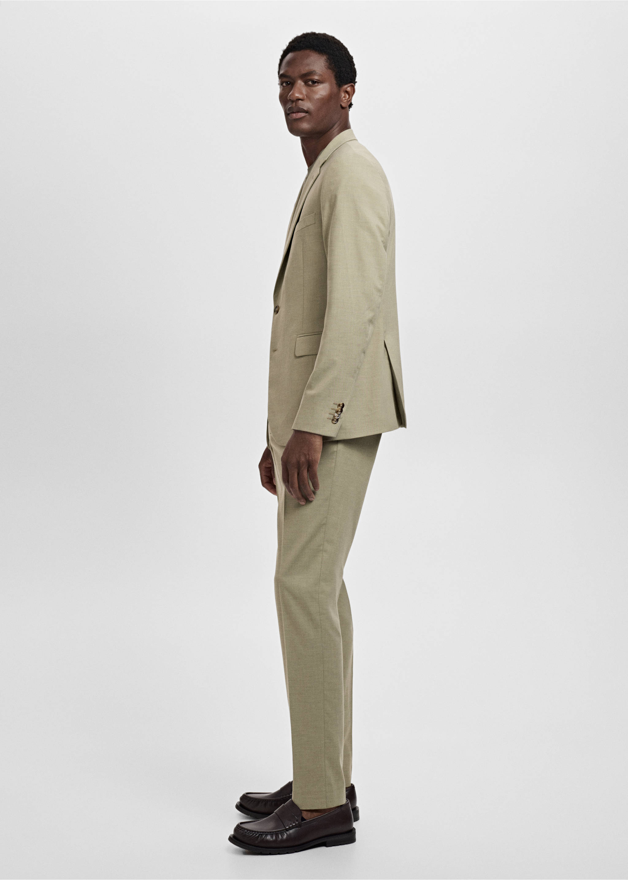 Americana traje Milán slim fit - Detalle del artículo 2, Verde. Ref: 17021180-00.