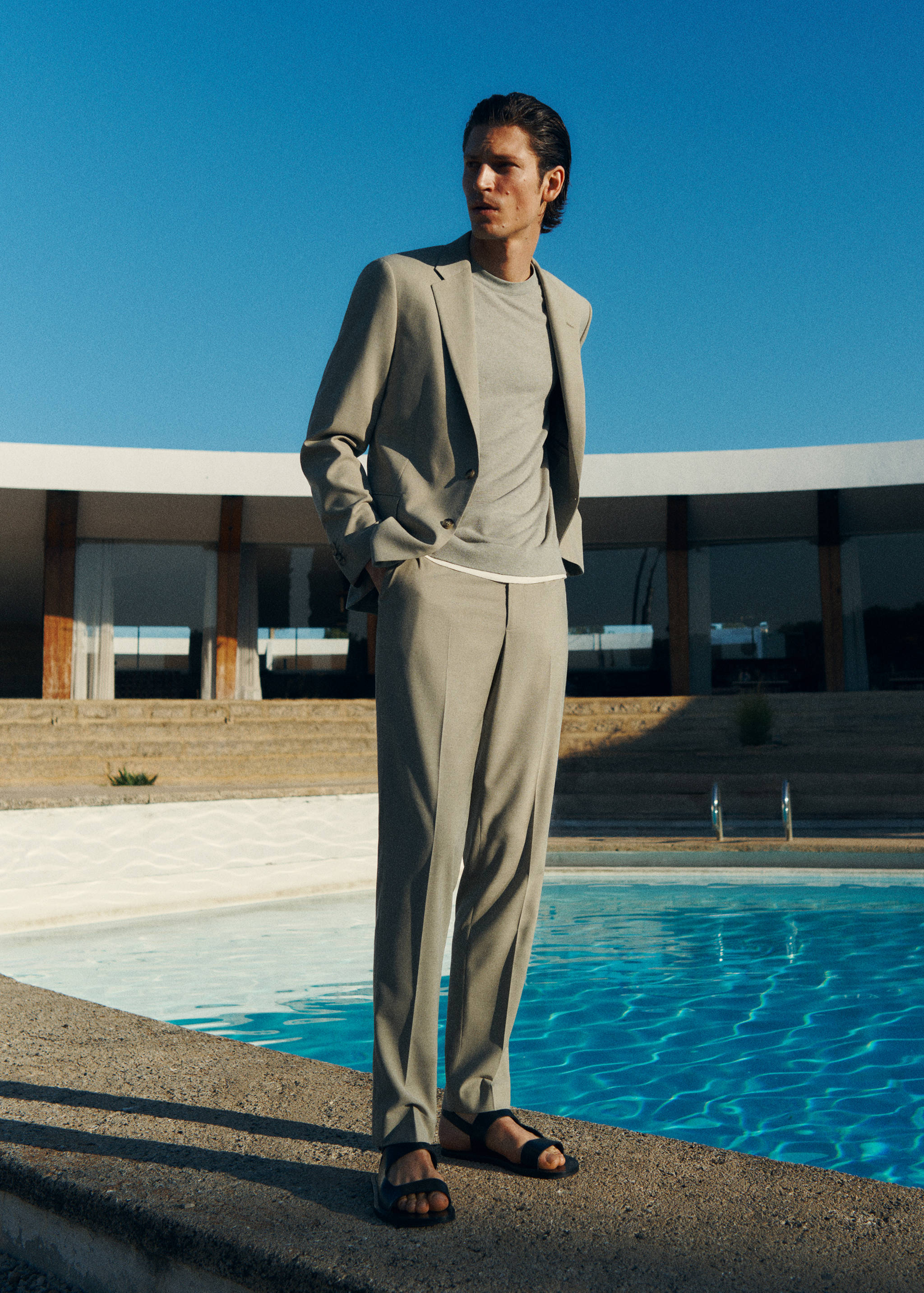 Milan slim-fit suit jacket - Details of the article 5