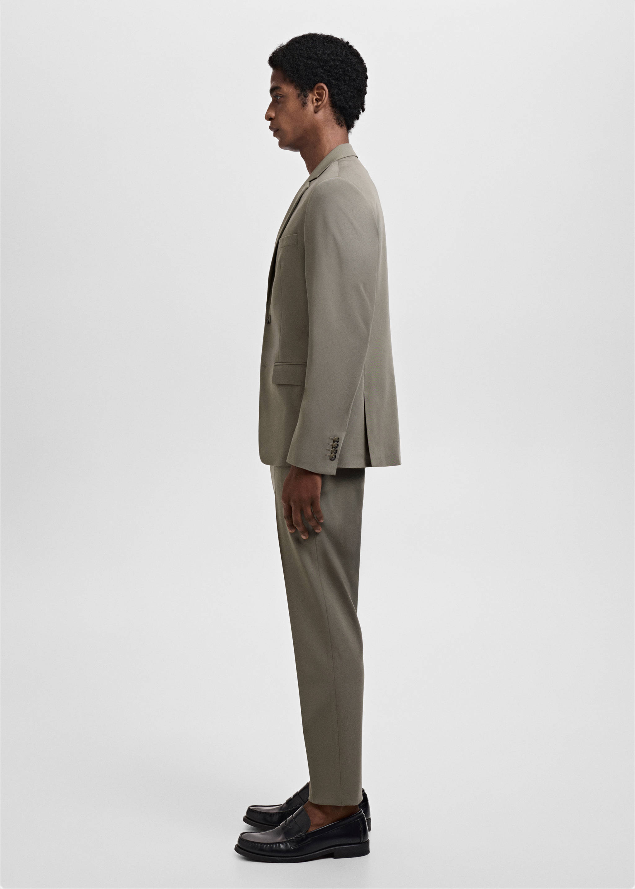 Super slim-fit suit jacket in stretch fabric - Details of the article 2
