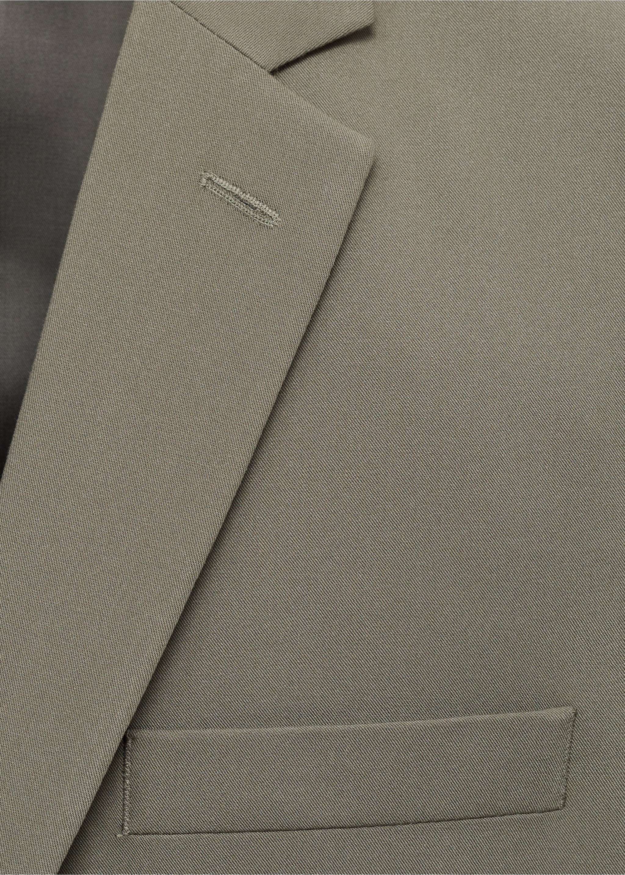Veste costume París super slim-fit - Détail de l'article 8, Vert. Ref: 17021181-00.