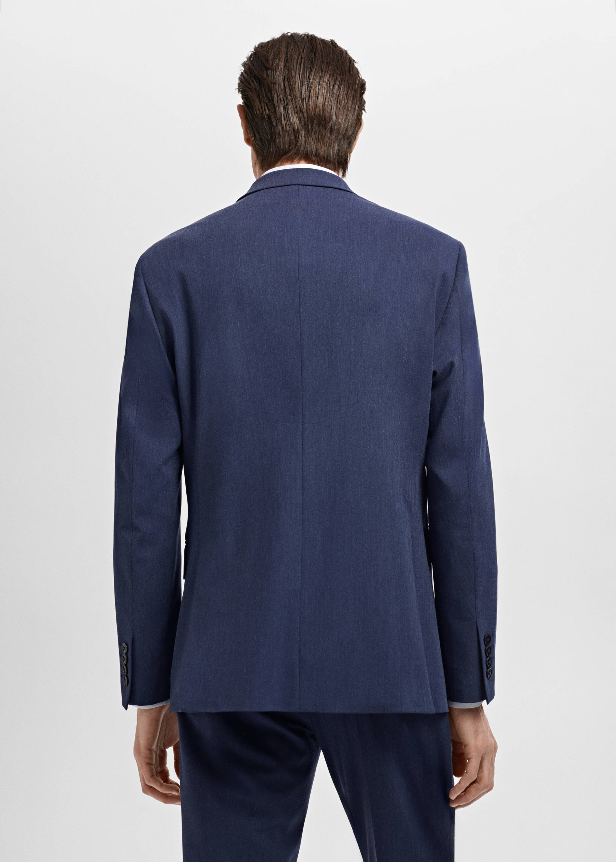 Zweireihiges Slim-Fit-Sakko Mónaco - Rückseite des Artikels