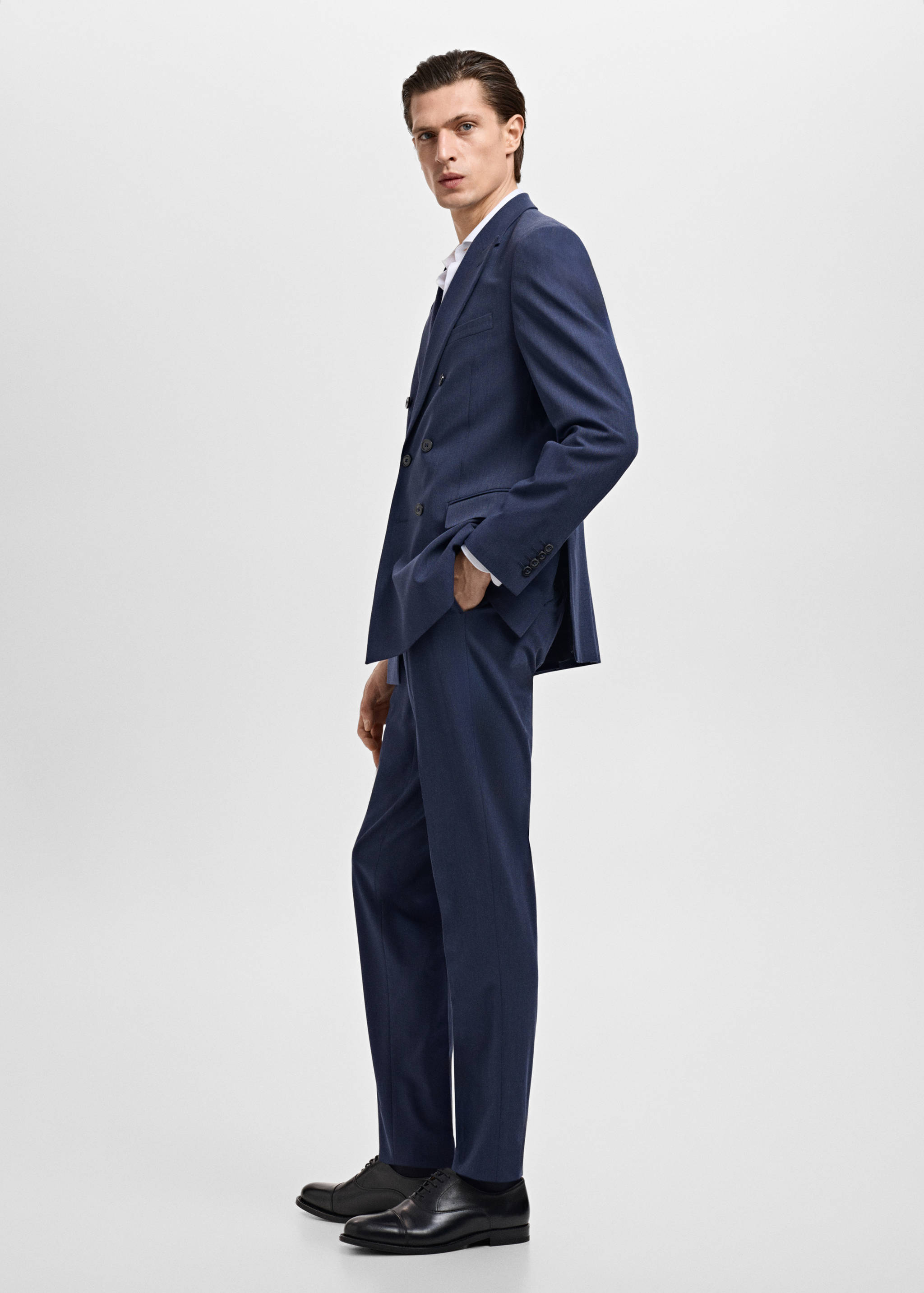 Zweireihiges Slim-Fit-Sakko Mónaco - Detail des Artikels 2