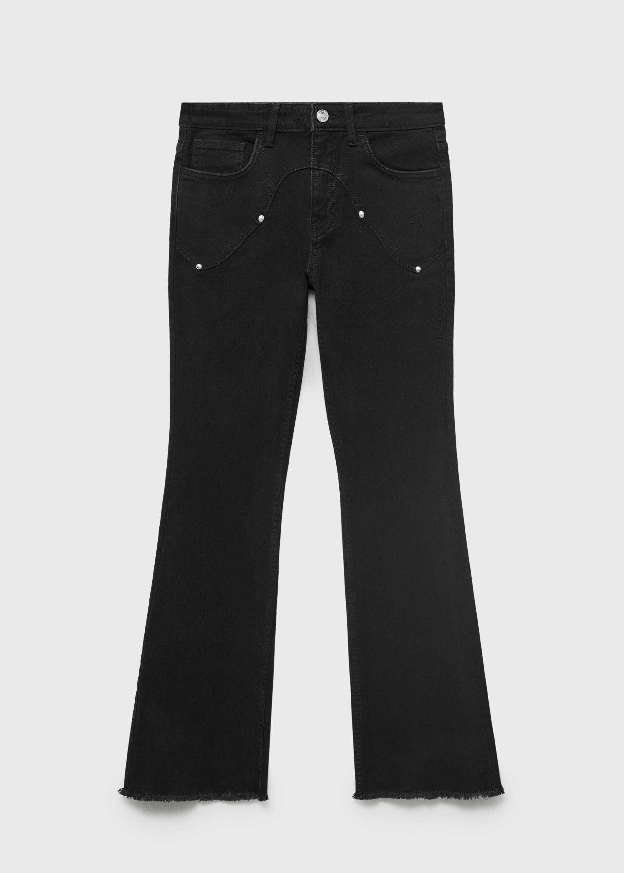 Jeans flare tachuelas - Artículo sin modelo