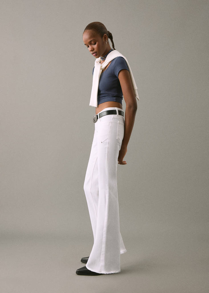 Flared jeans with studs — Off White