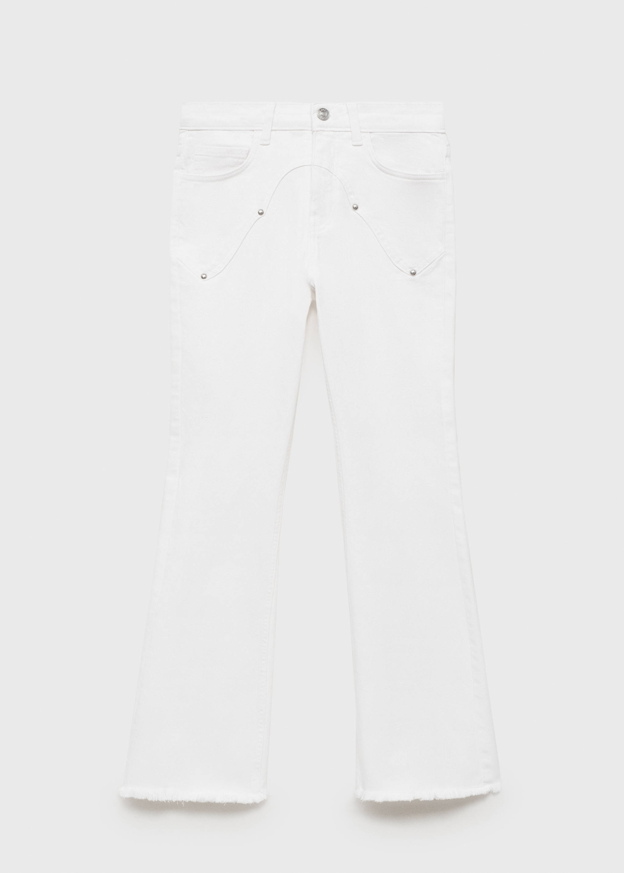 Flared jeans with studs - Article without model