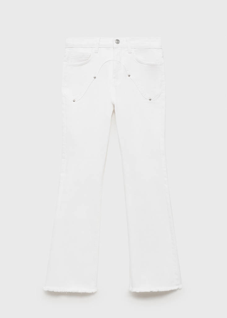 Flared jeans with studs — Off White
