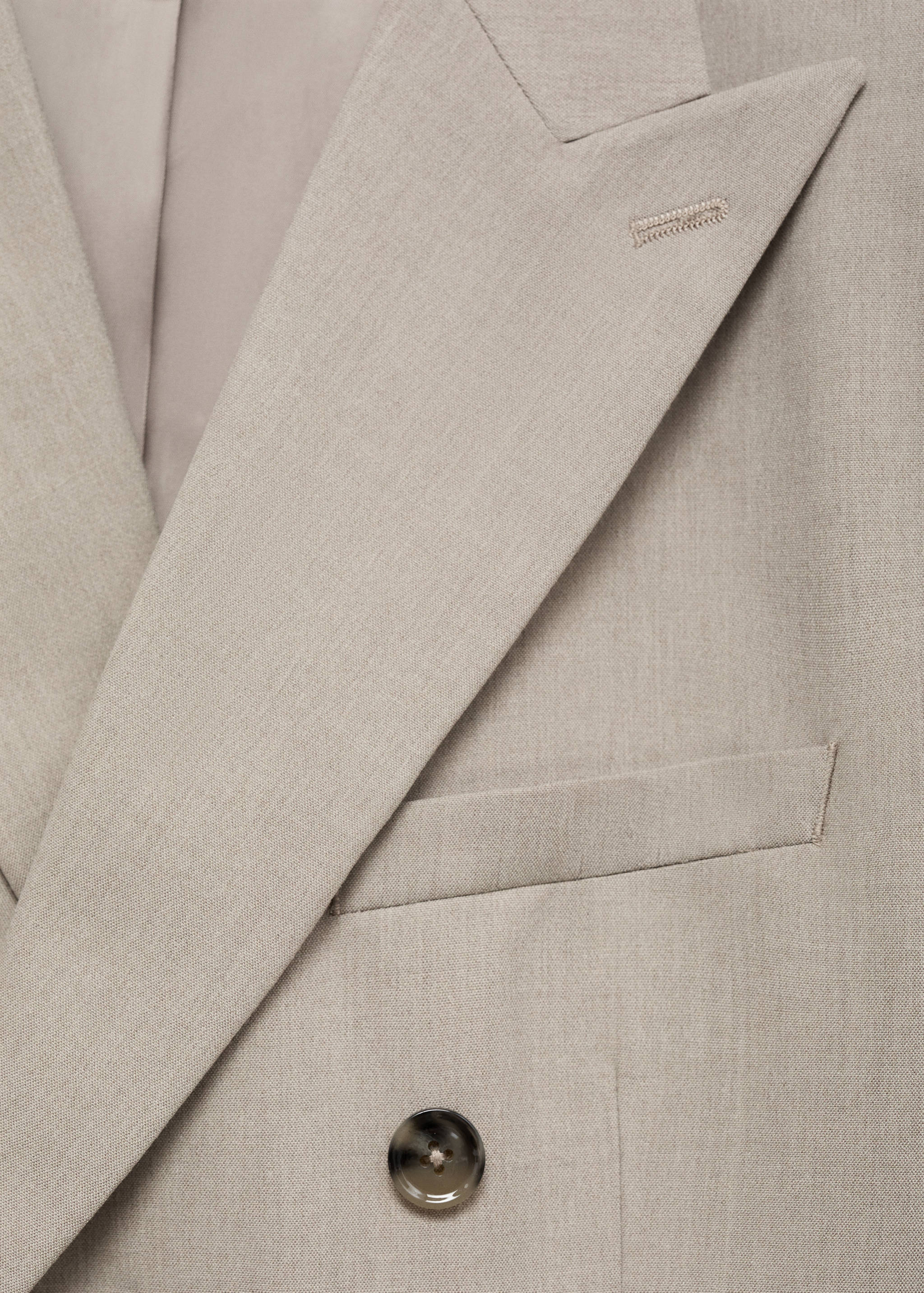 Monaco double-breasted slim-fit suit jacket - Details of the article 8