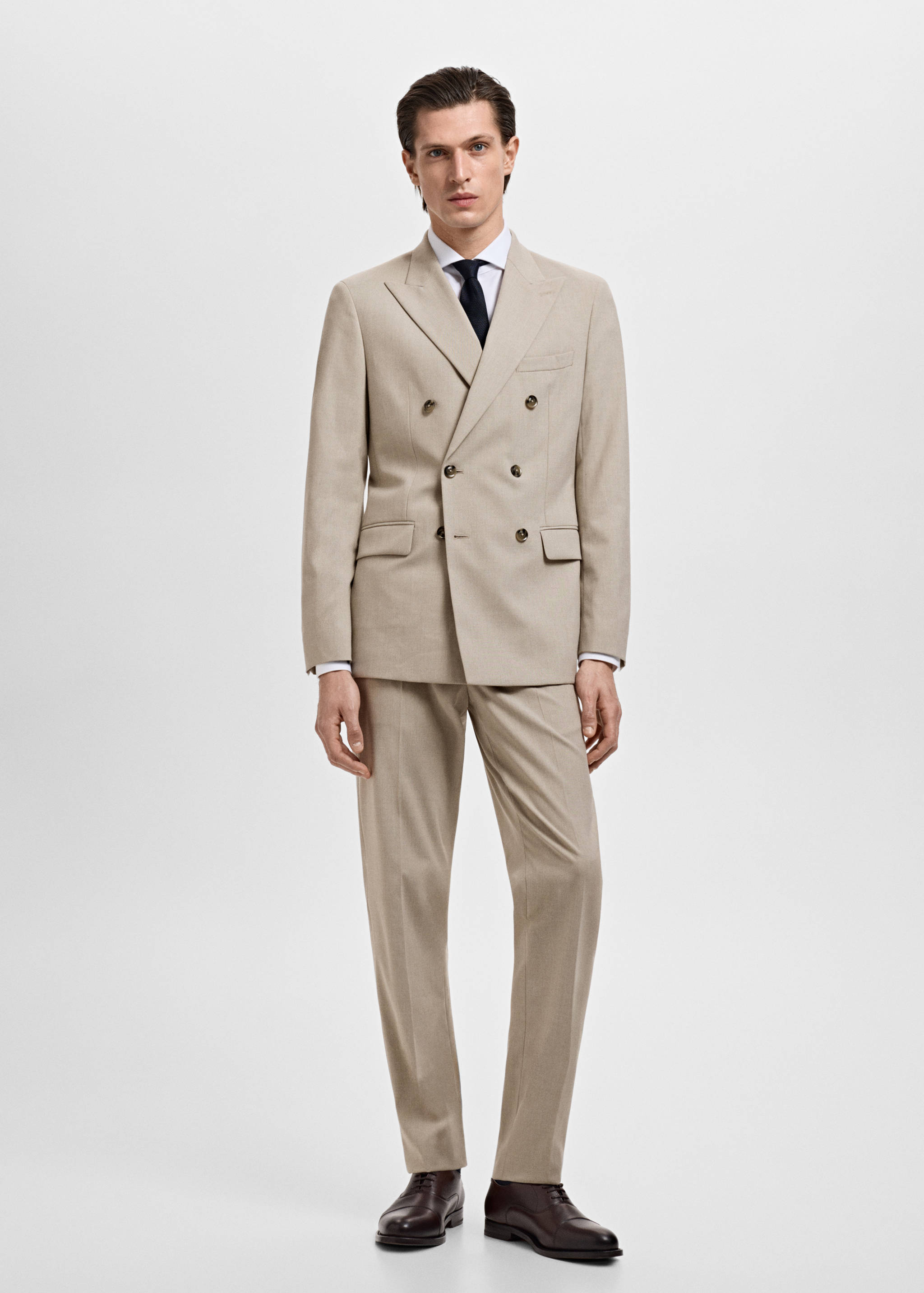 Zweireihiges Slim-Fit-Sakko Mónaco - Allgemeine Ansicht