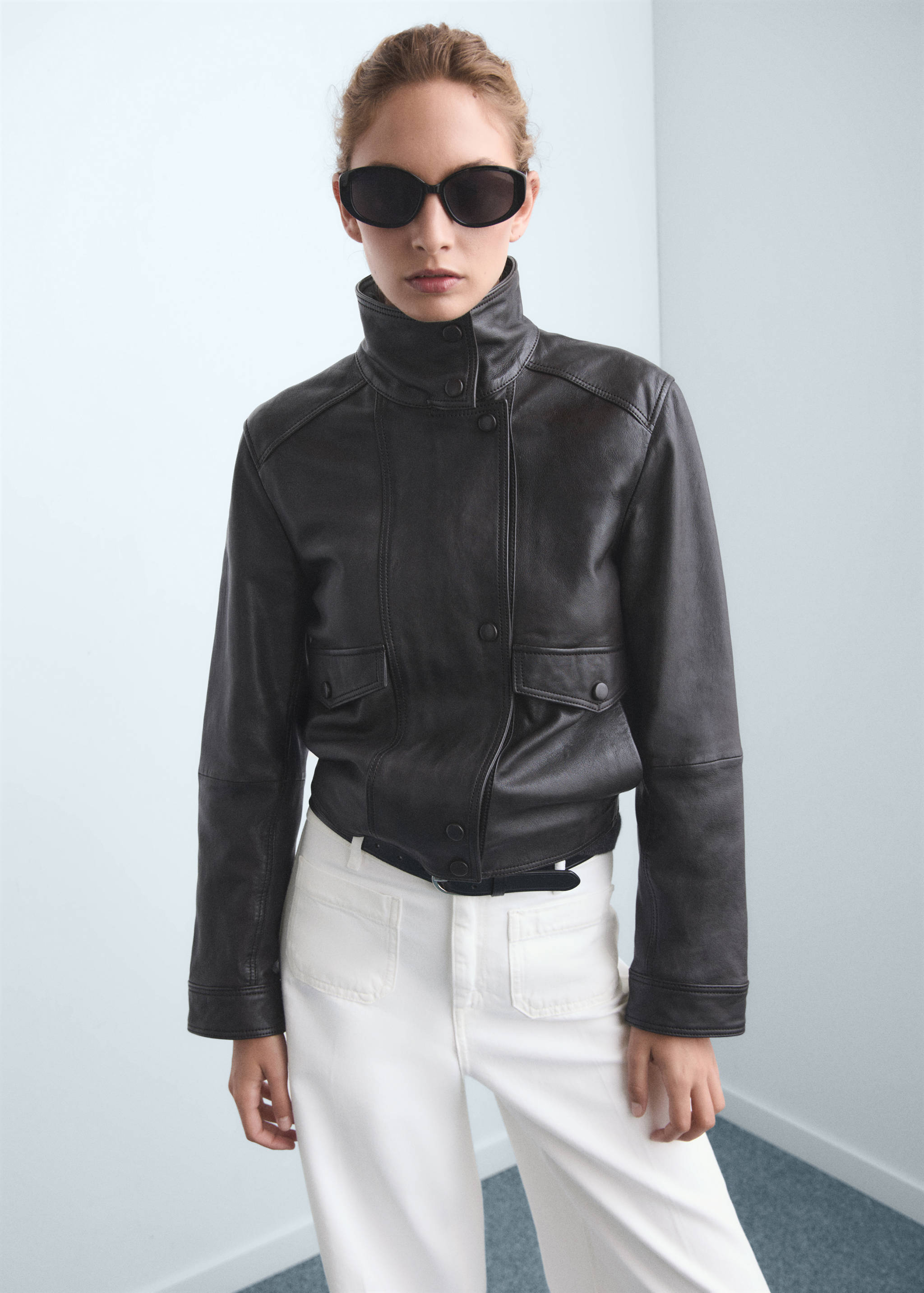 Jean large taille haute avec poches - Détail de l'article 1