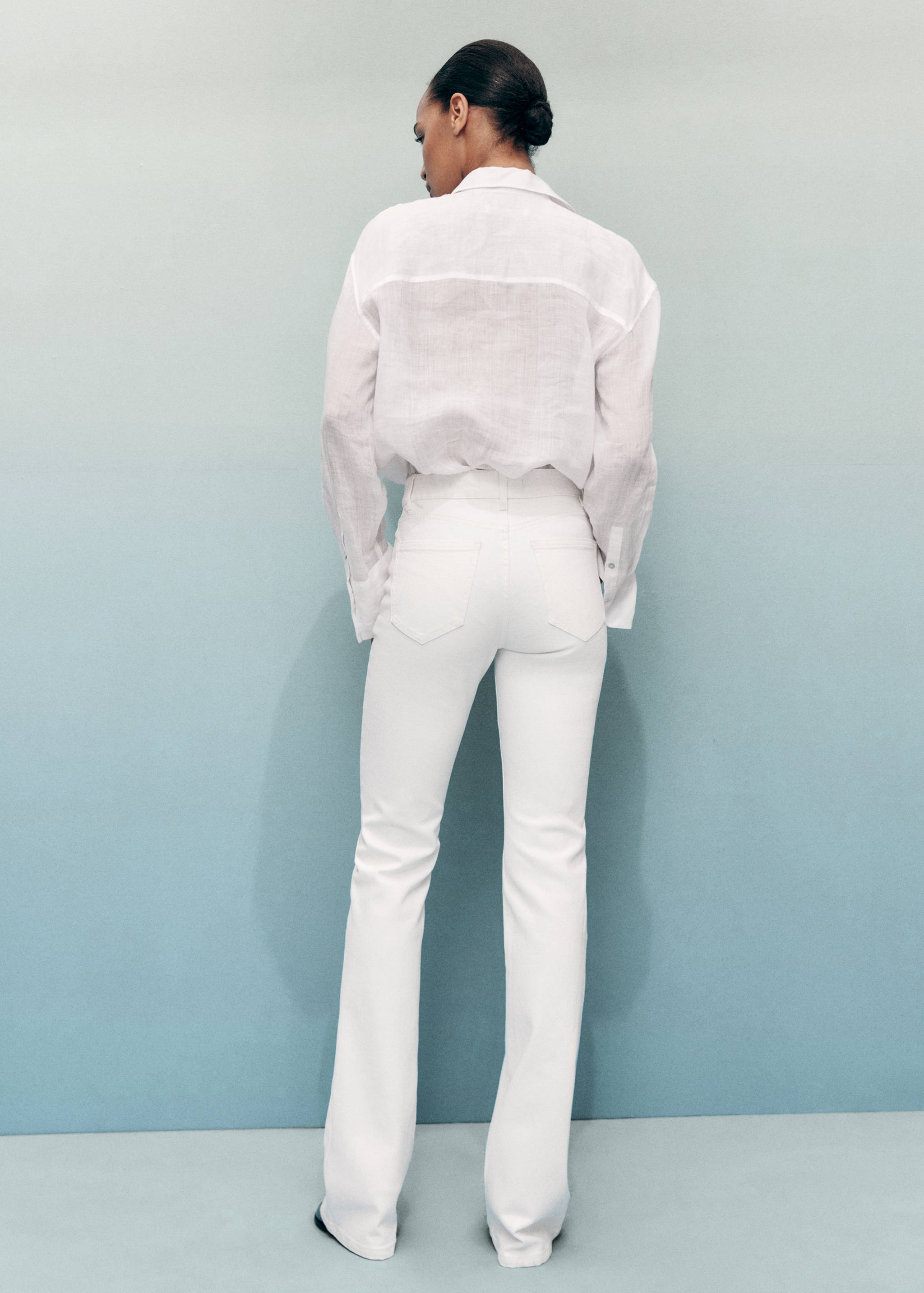 Fiona flared mid-rise jeans - Reverse of the article